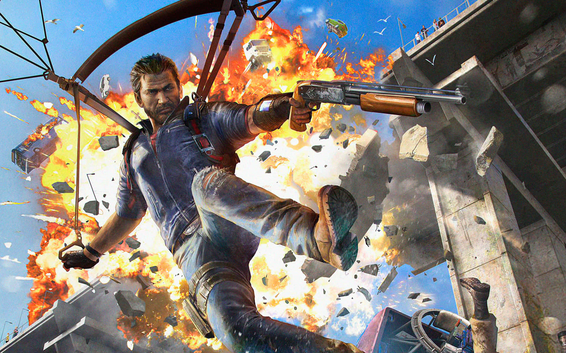 Just Cause3 Action Explosion