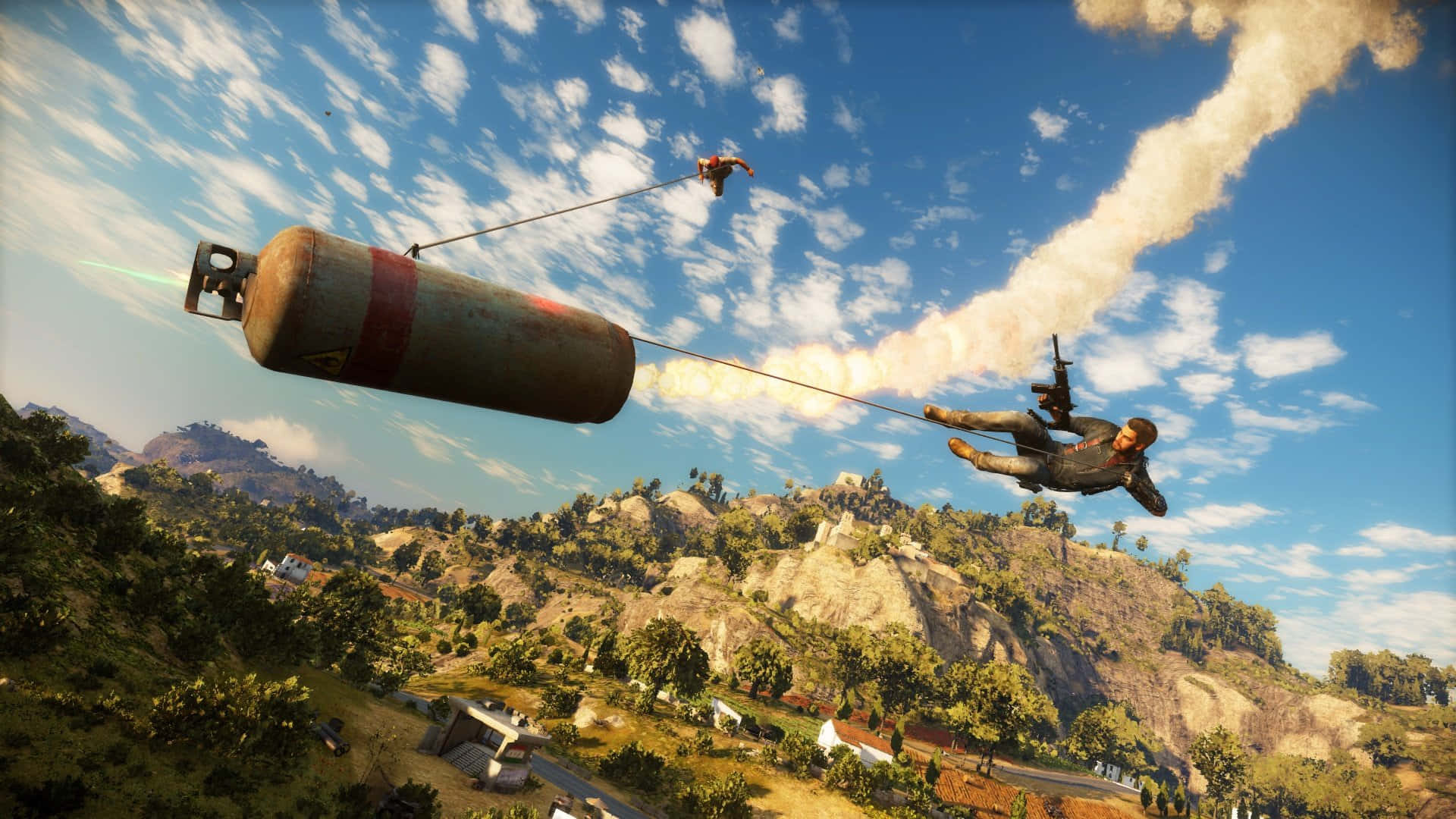 Just Cause3 Stunt Flying Background