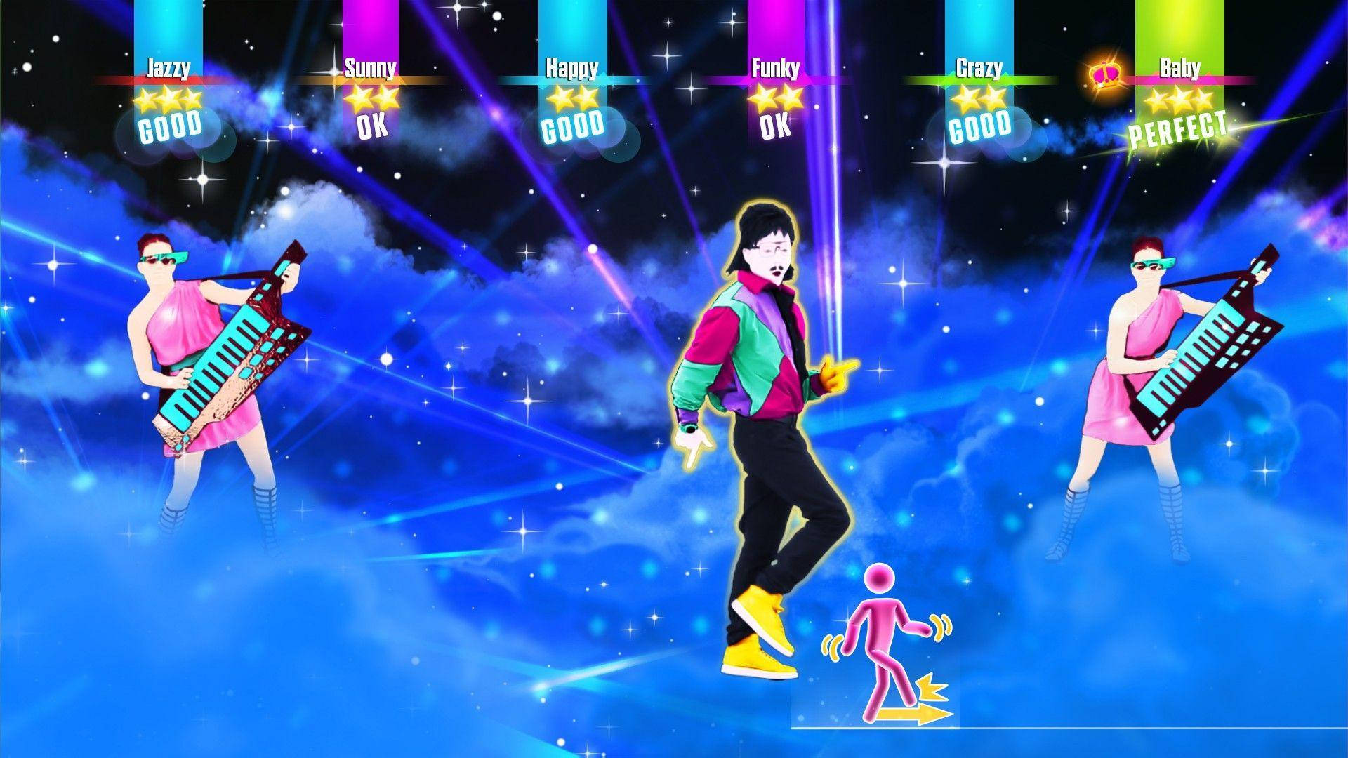 Just Dance 2017 Dancers With Keytar Players Background