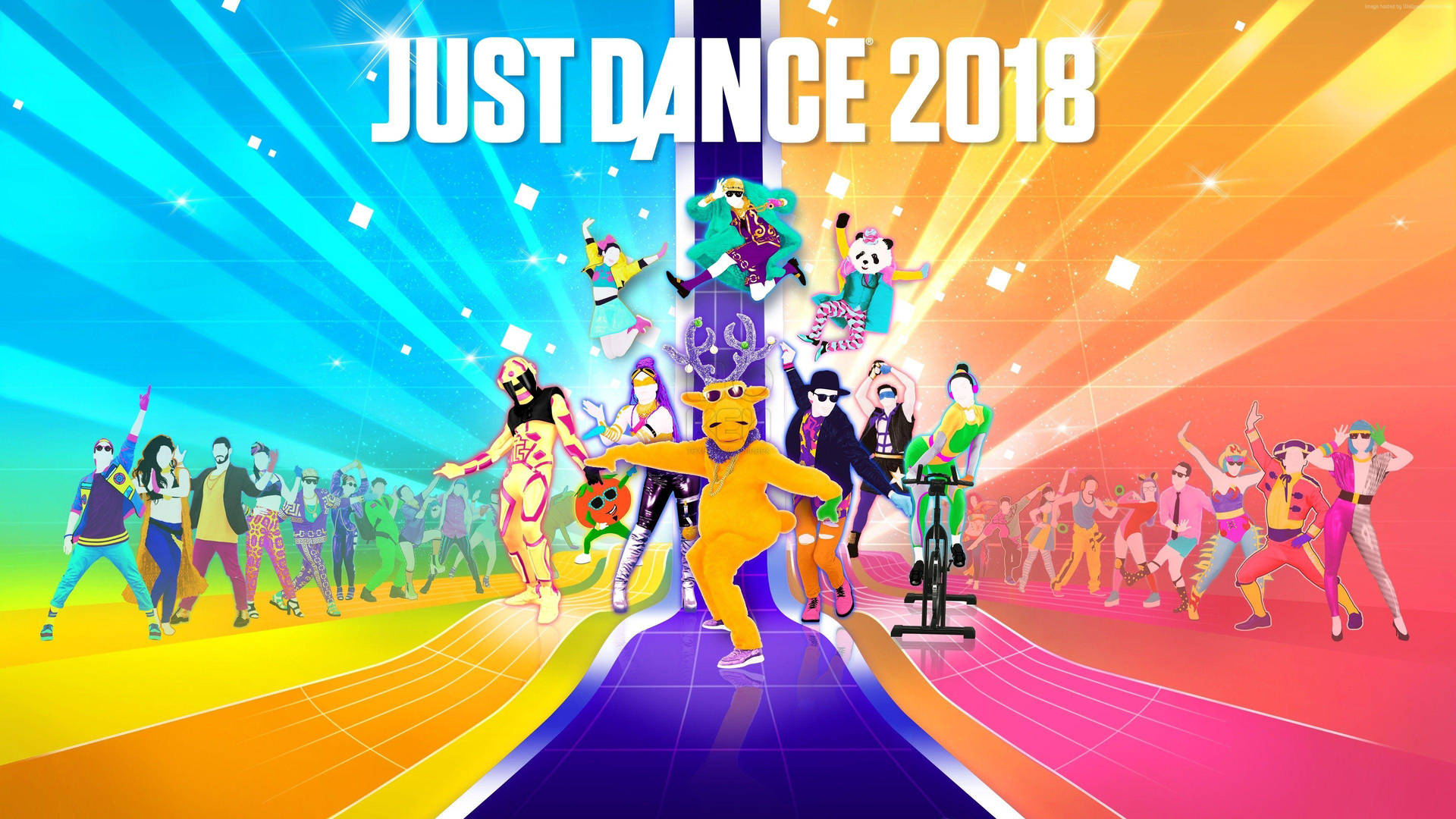 Just Dance 2018 Runway Poster Background