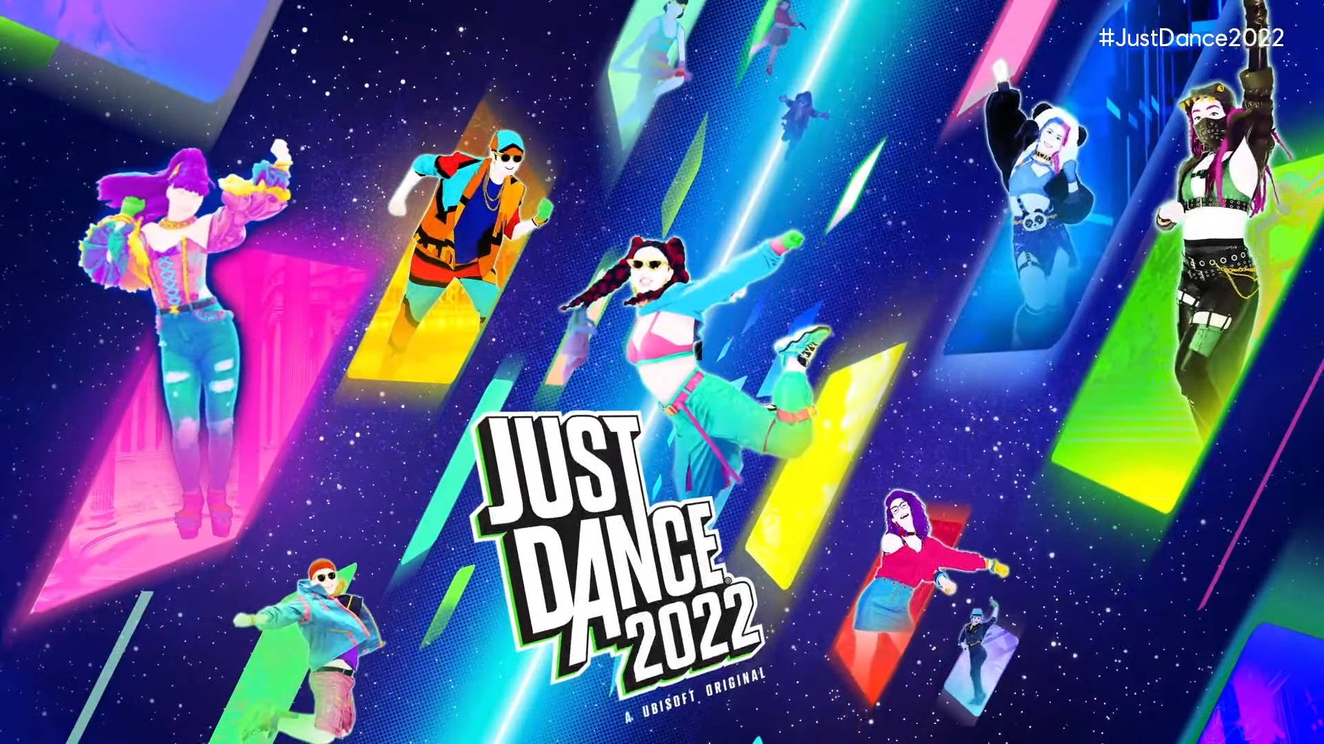 Just Dance 2022 Dancers Out Of Squares Background