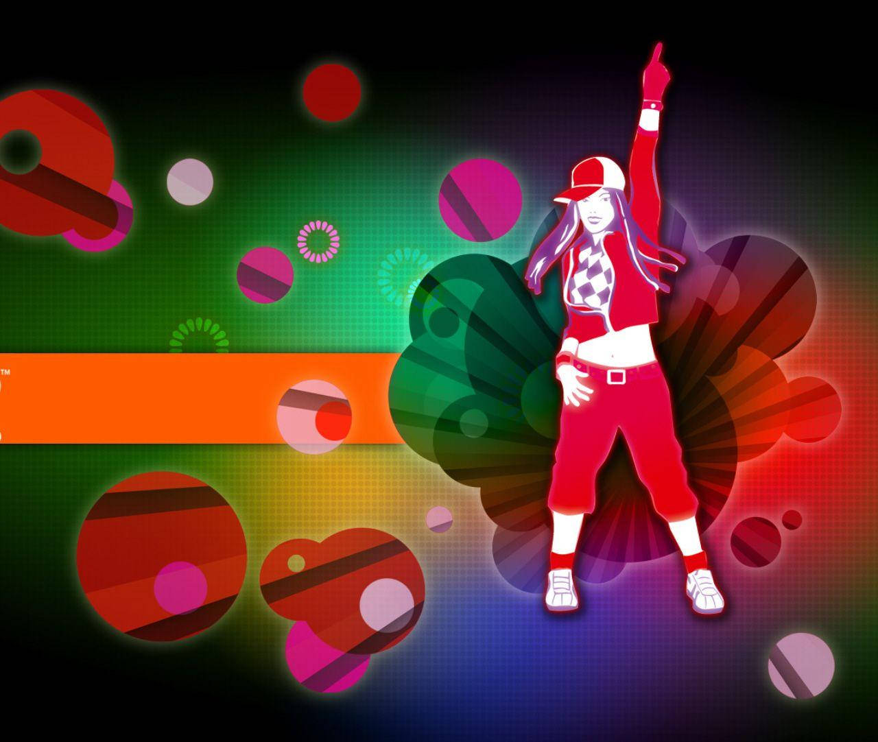 Just Dance 3 Dancer With Abstract Circles