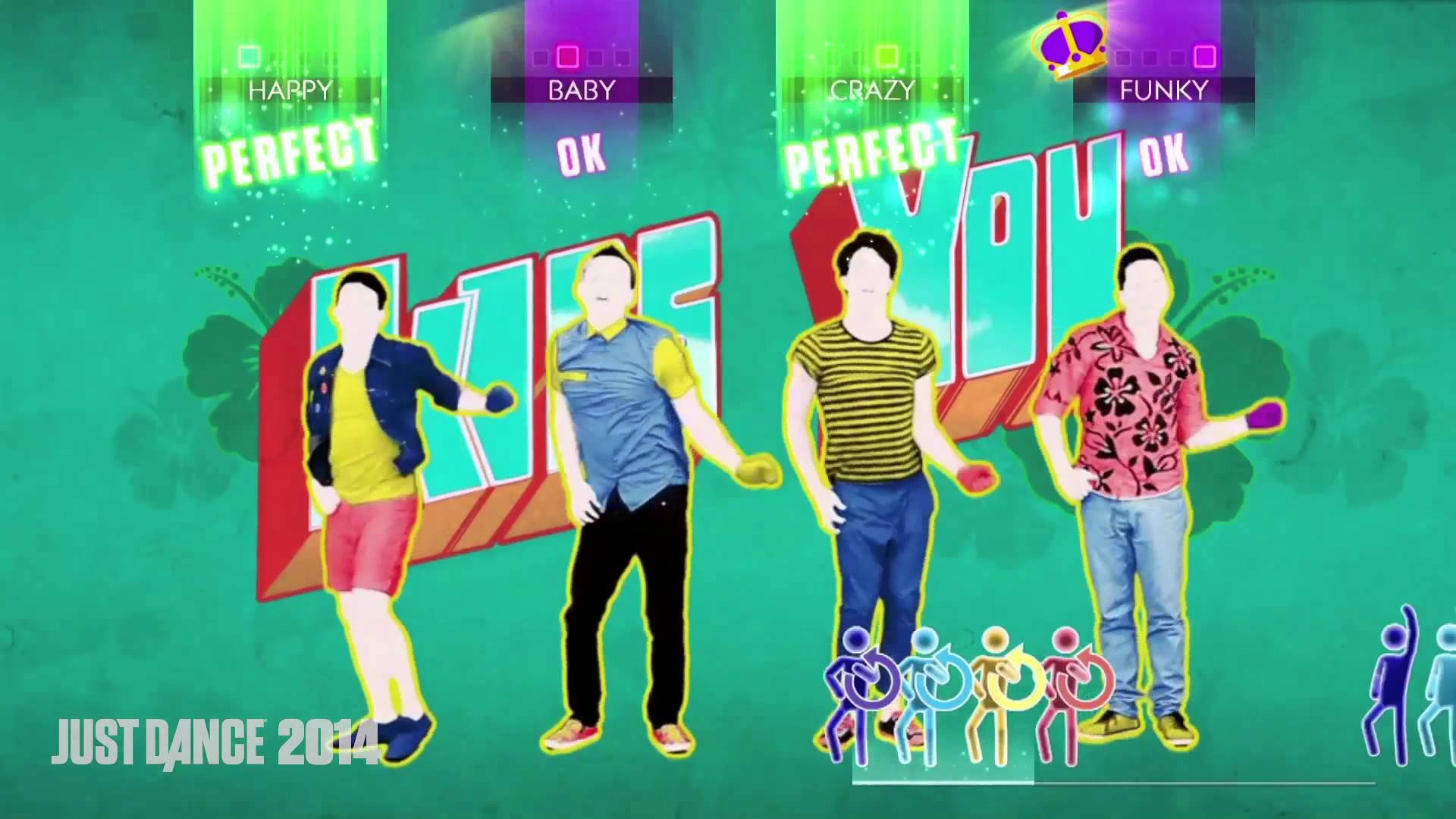 Just Dance Four Male Dancers Background