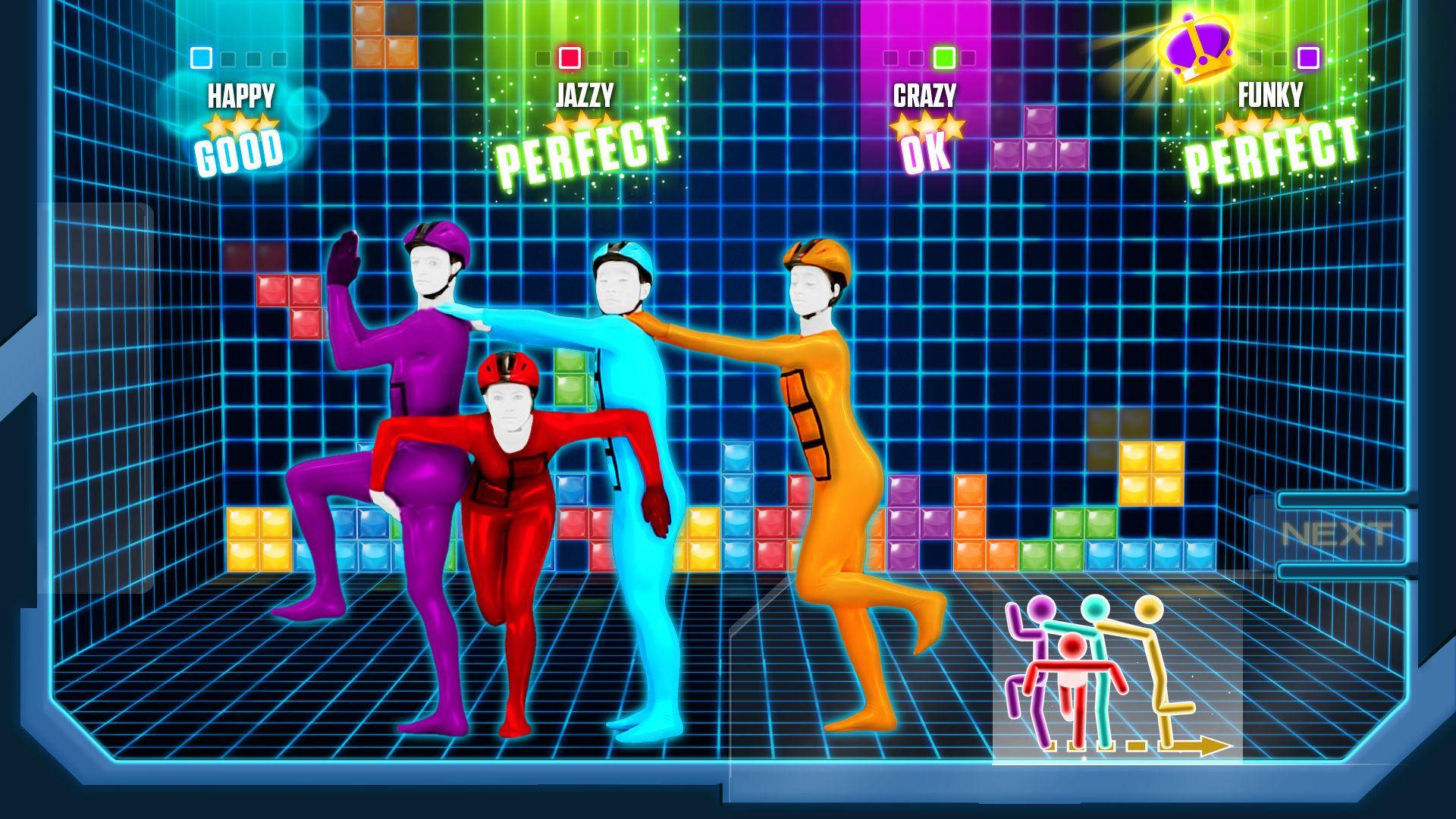 Just Dance Helmets And Bodysuits Background
