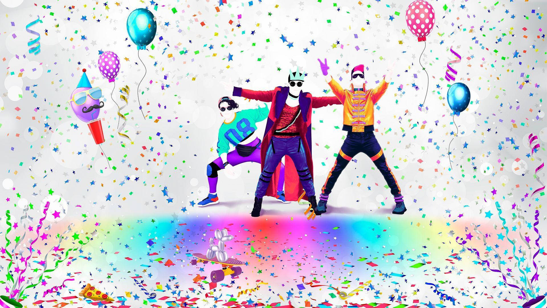 Just Dance Party Dancers Background