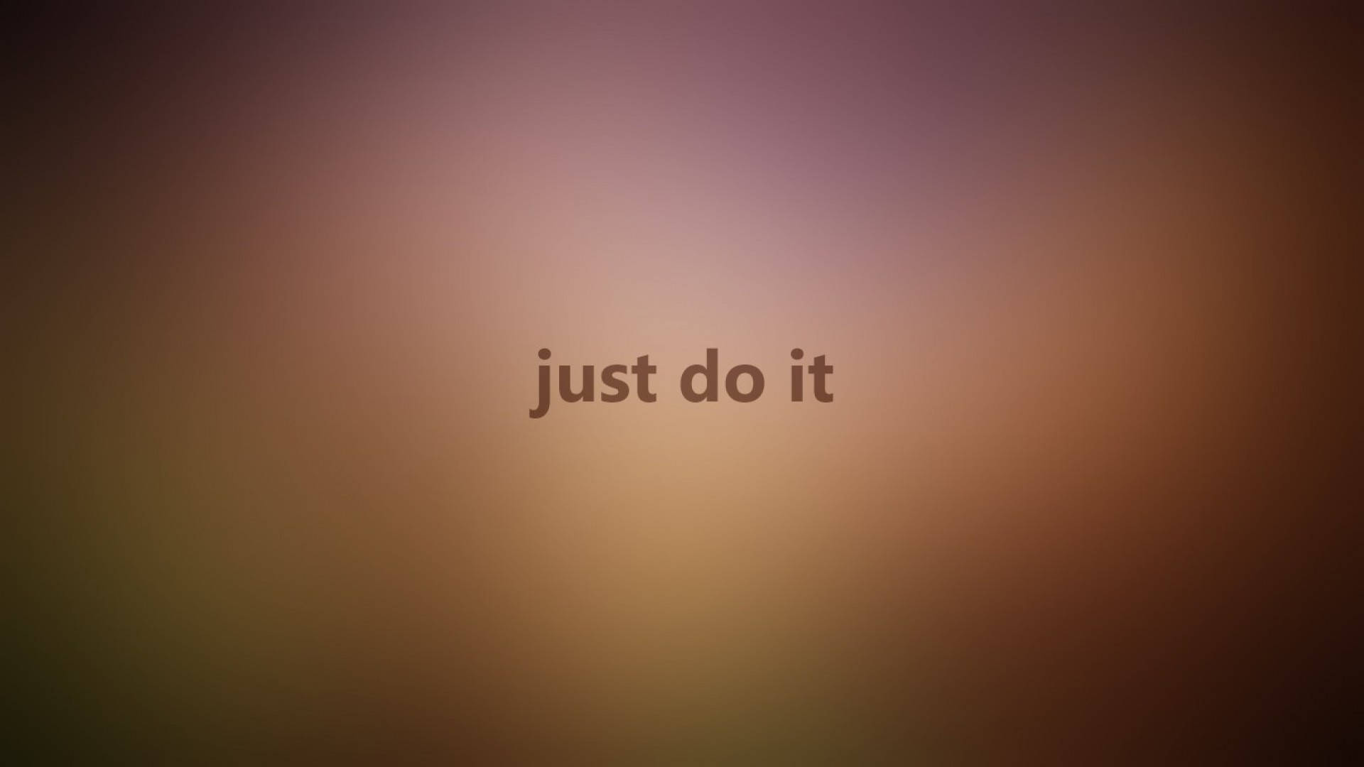 Just Do It Minimalist Aesthetic Background