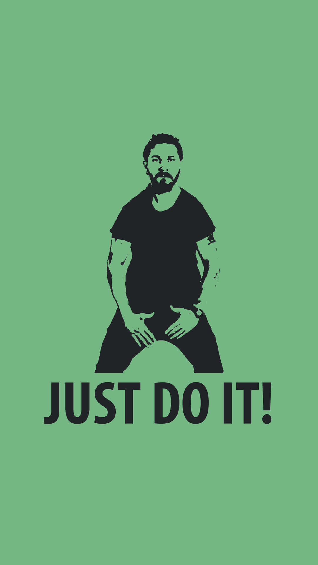 Just Do It Text Background