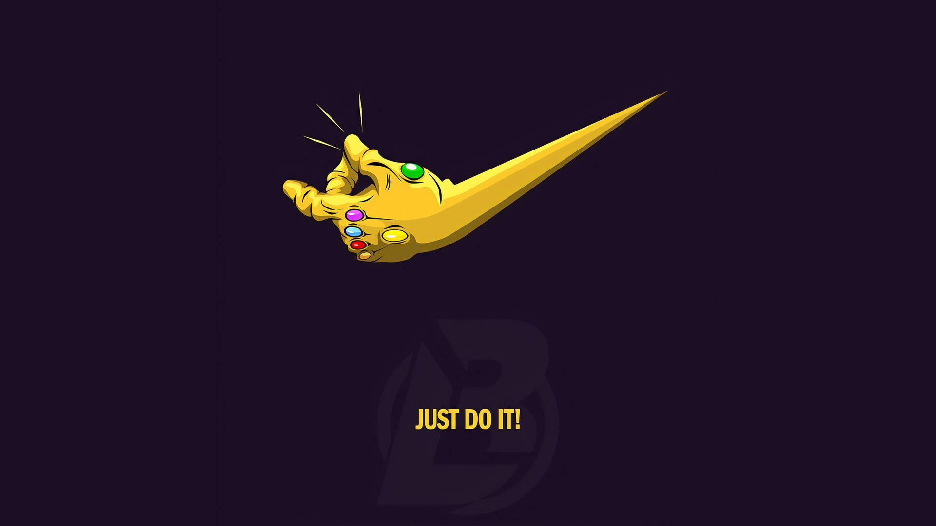 Just Do It Thanos Snap Background
