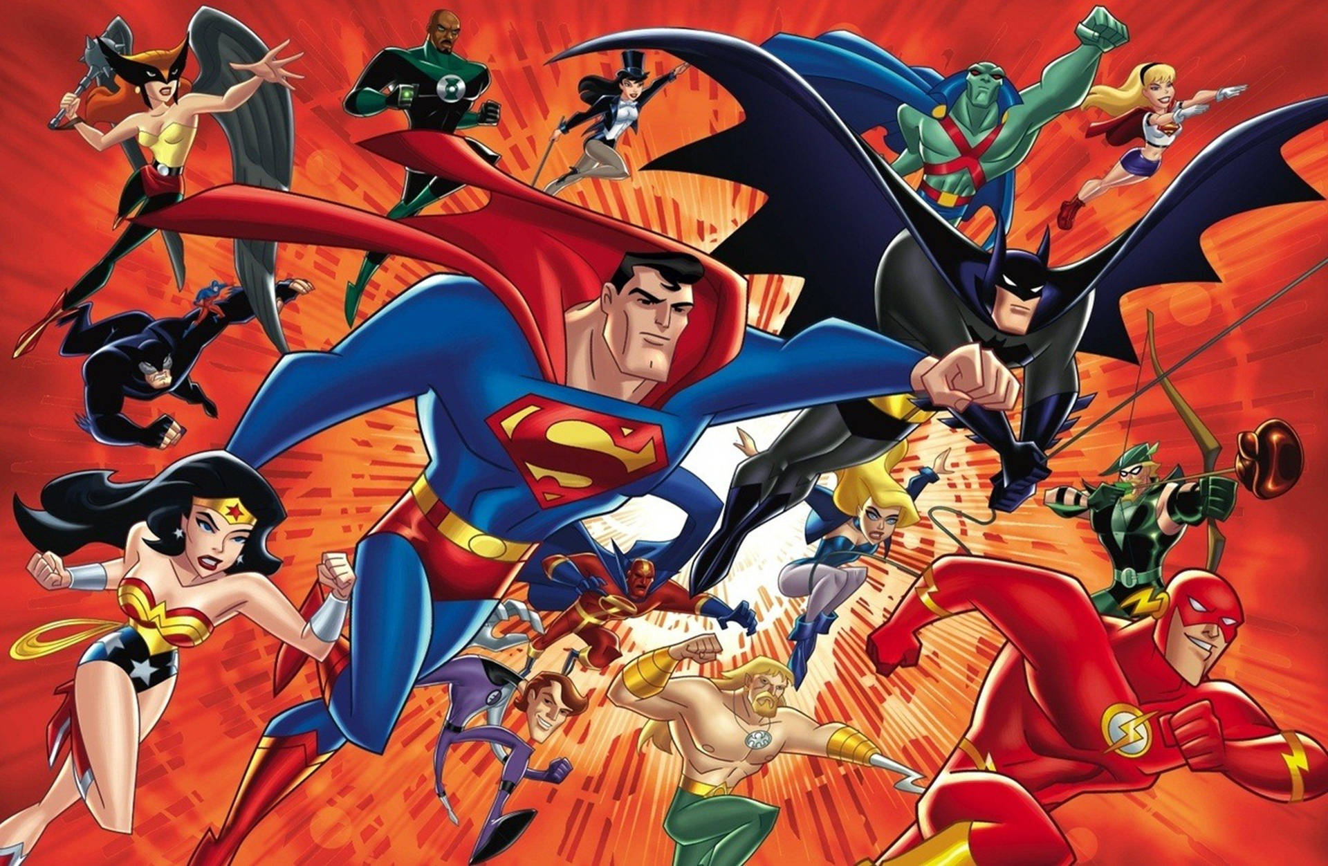 Justice League Comic Tv Series Background