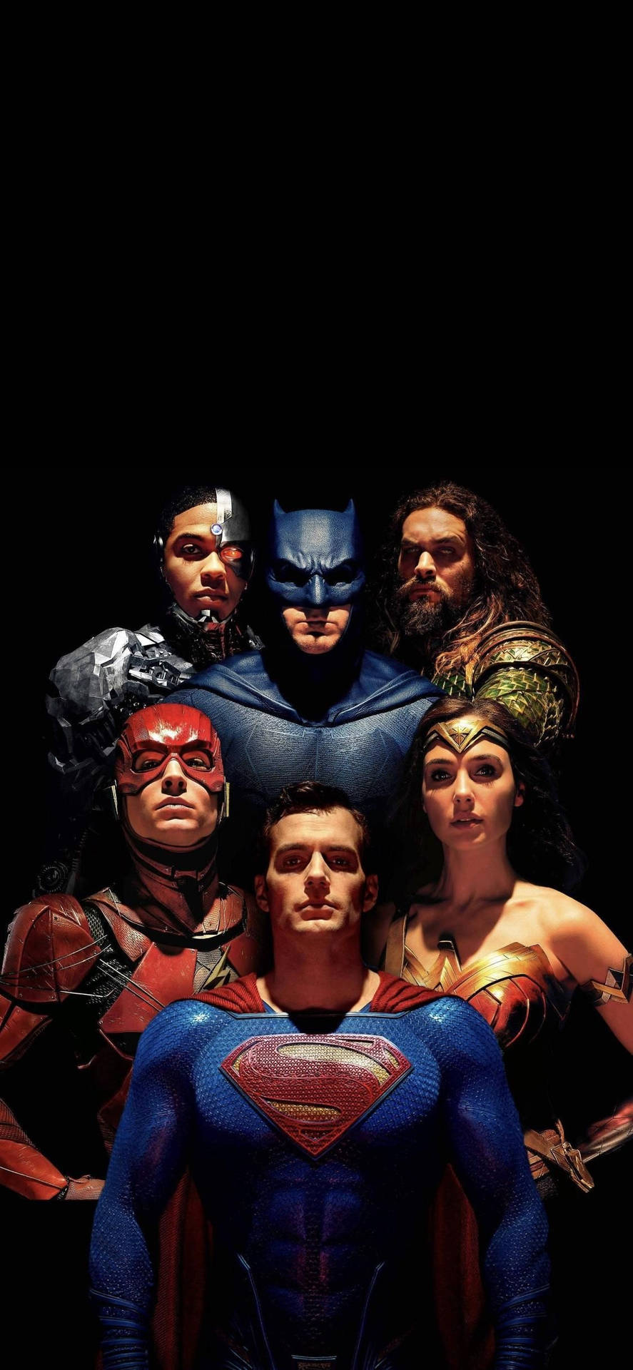 Justice League Movie Characters Phone Background