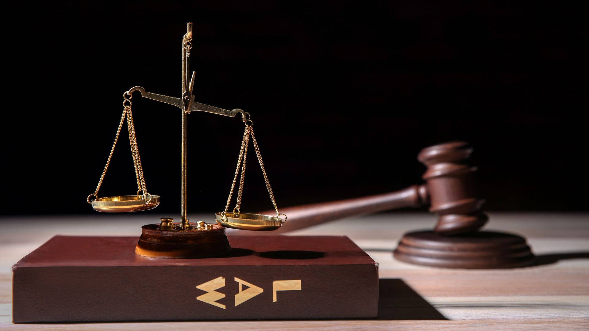 Justice Scale Law Book