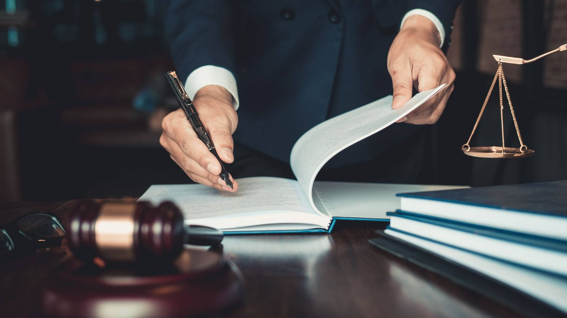 Justice Scale Shiny Table Background