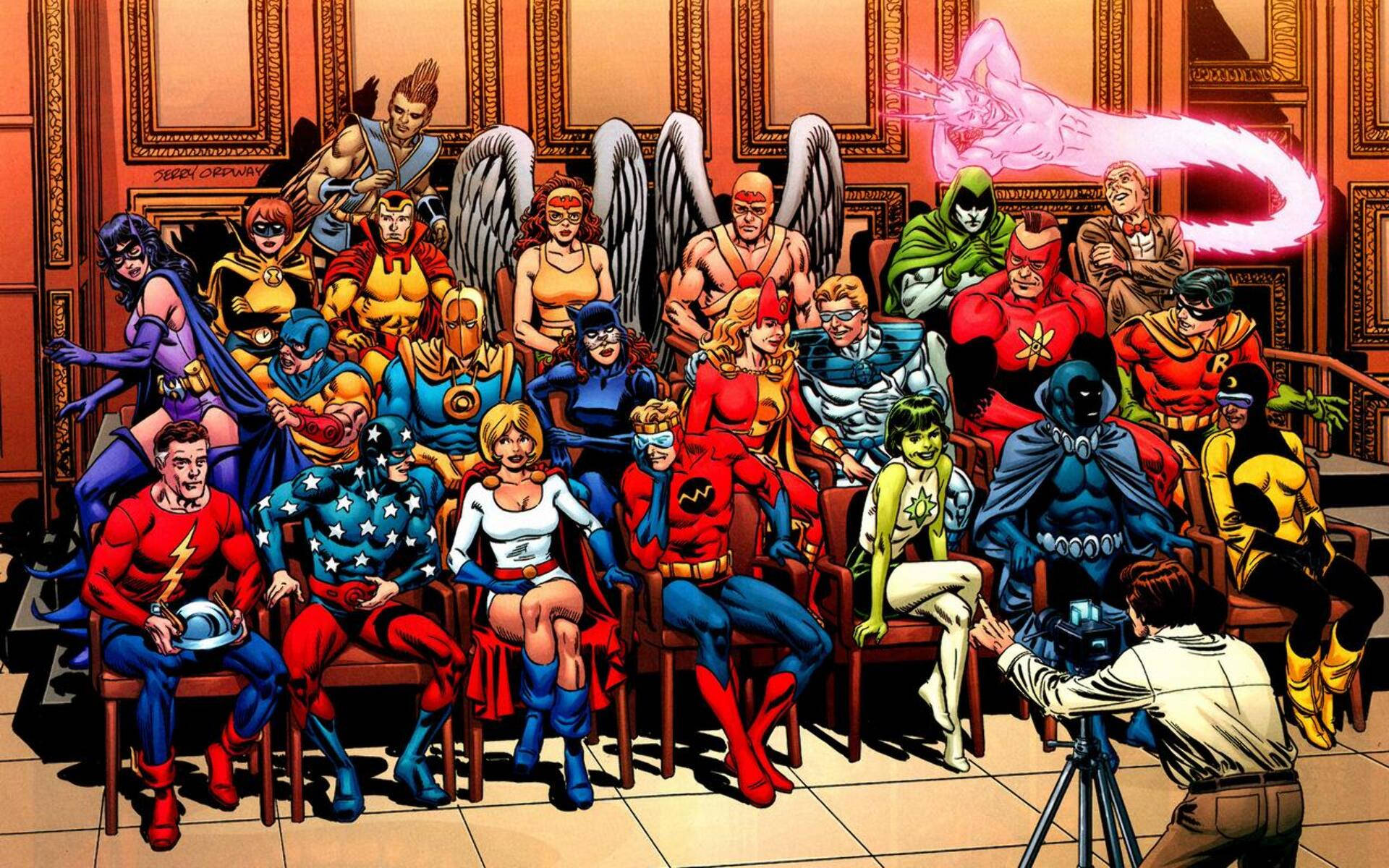 Justice Society Of America Dc Comics Background