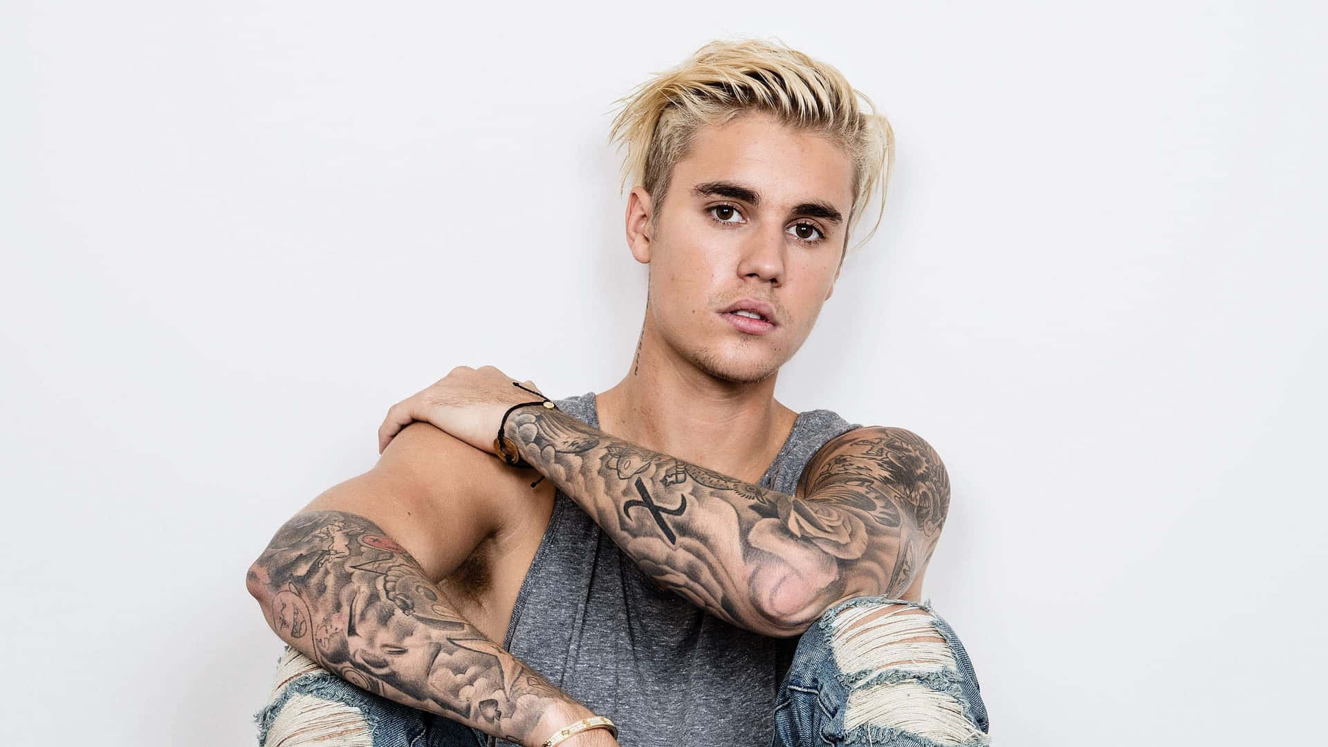 Justin Bieber Tattoos Background