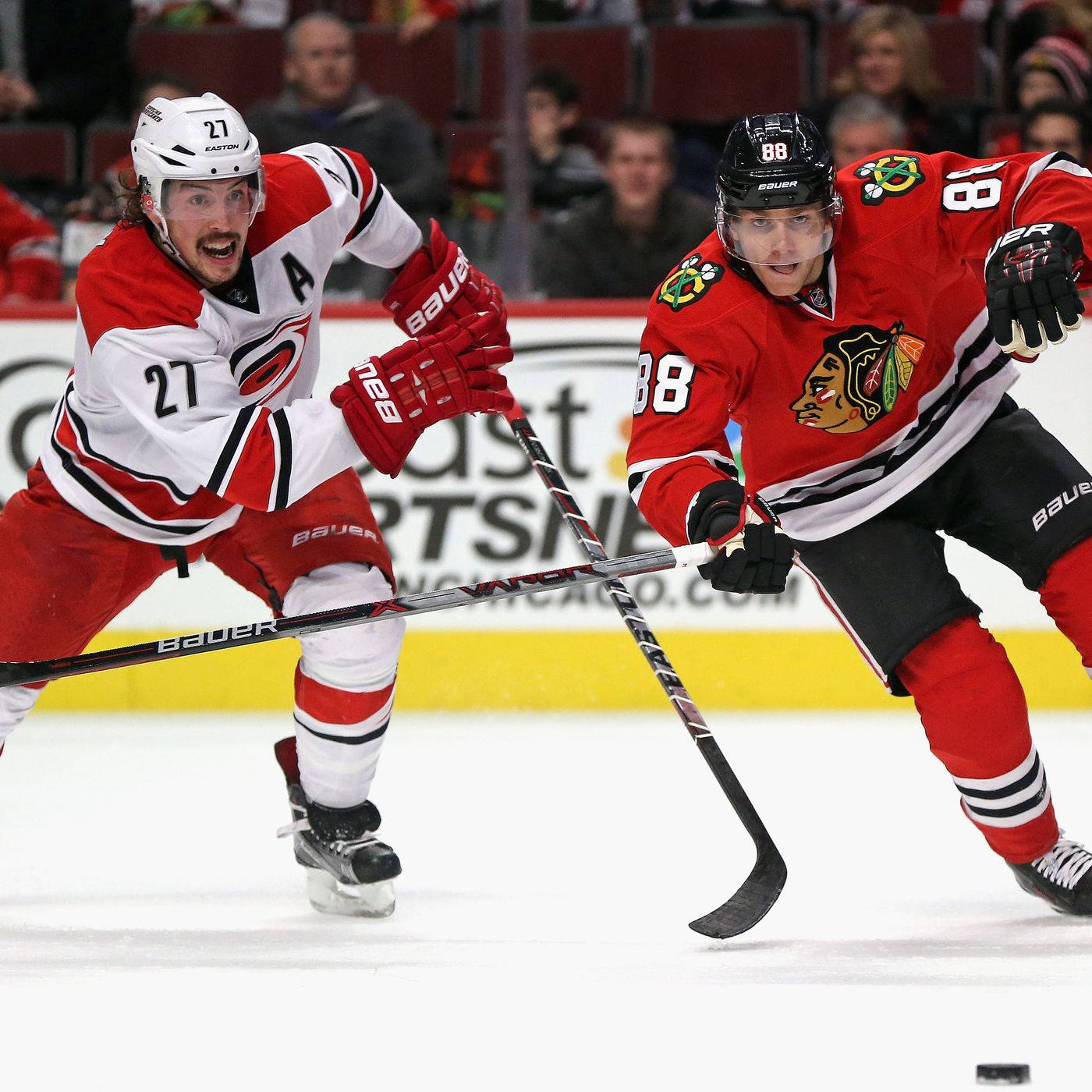 Justin Faulk Chasing The Puck