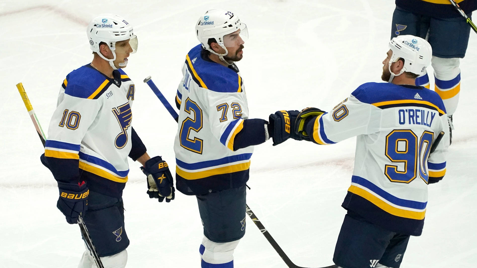 Justin Faulk With His Hockey Team