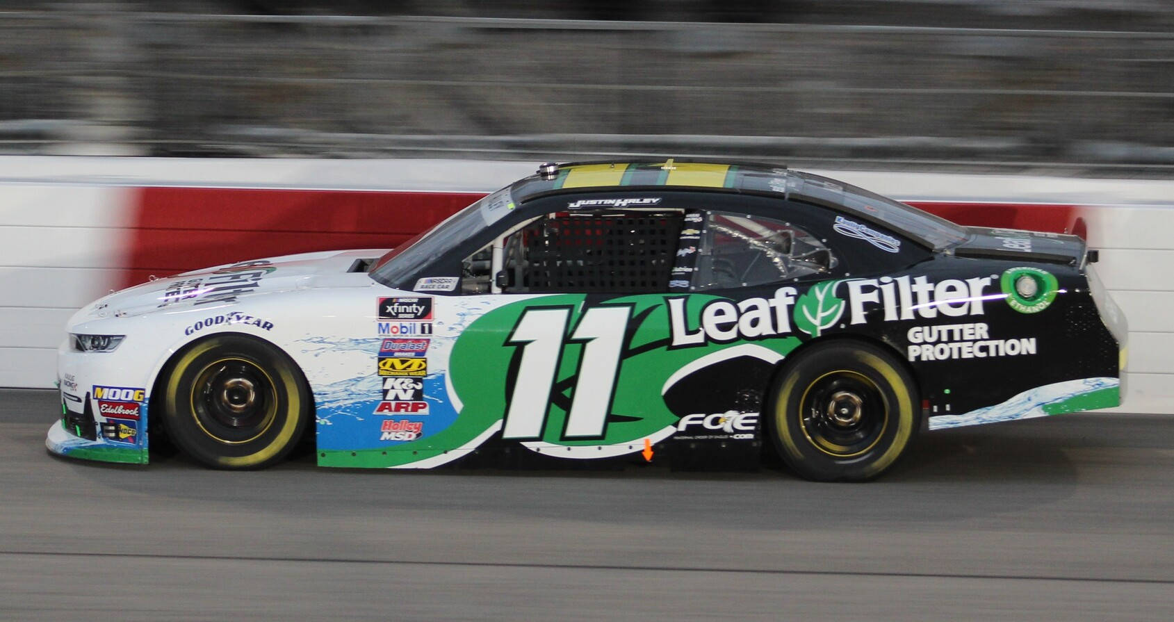 Justin Haley Leaf Filter Sponsored Car