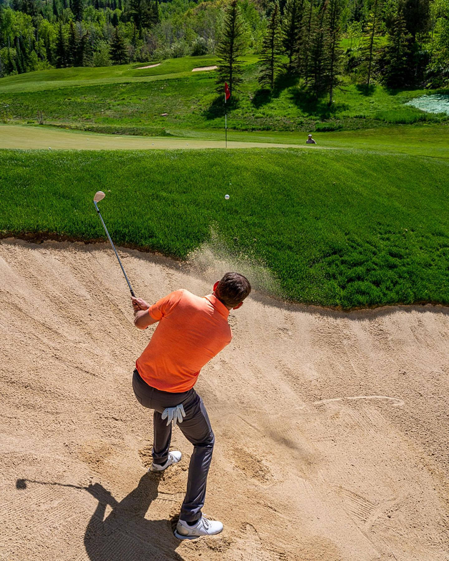 Justin Leonard Bunker Shot Background