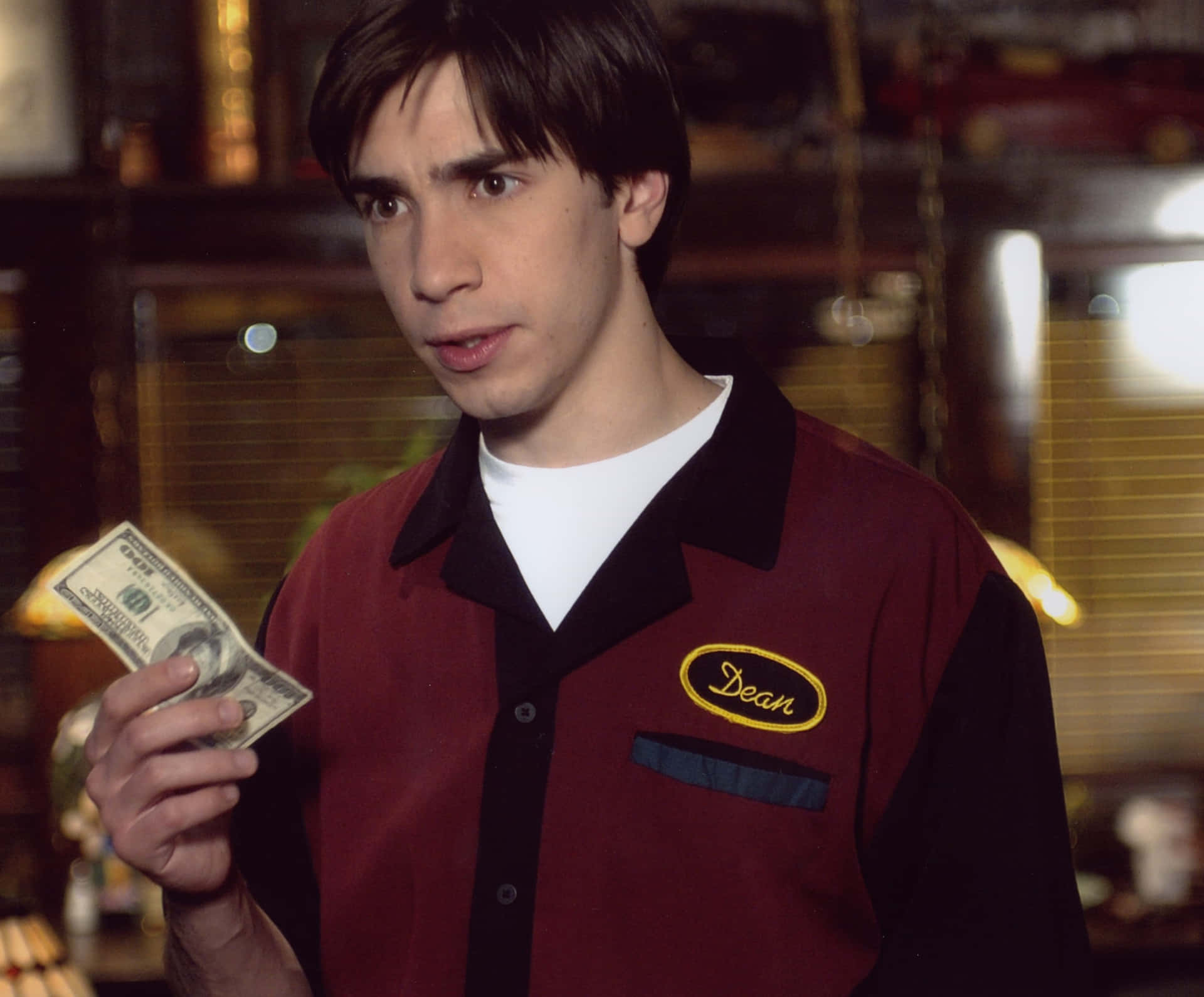 Justin Long Posing For A Photoshoot