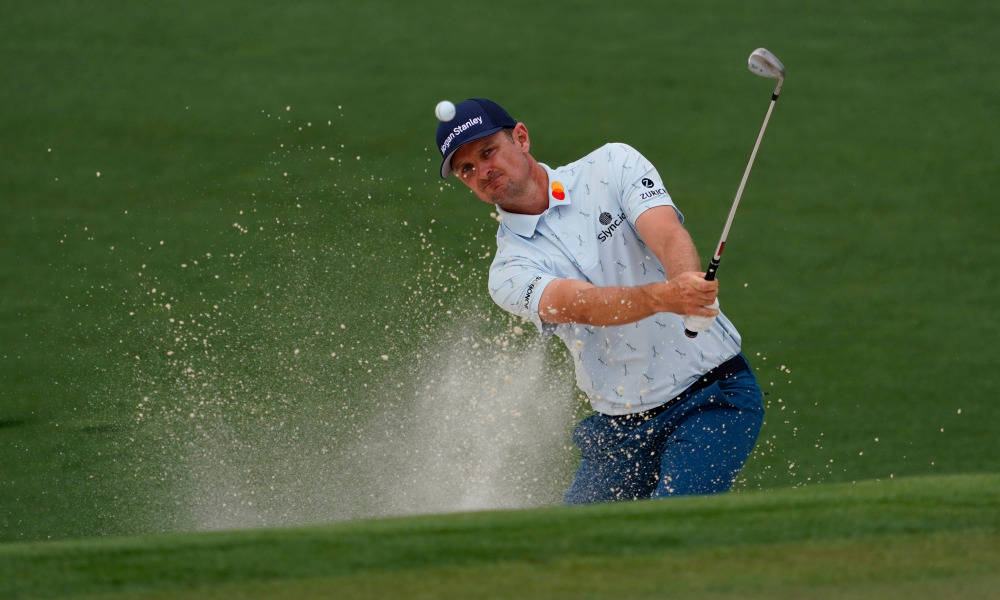 Justin Rose Goes For A Swing