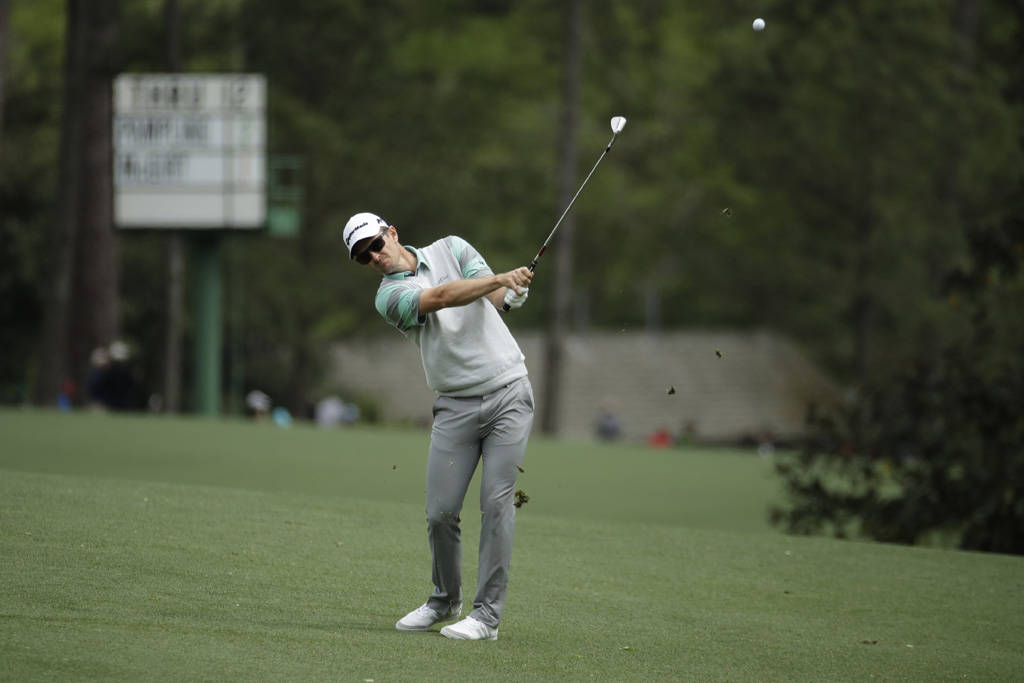 Justin Rose Swinging A Golf Club