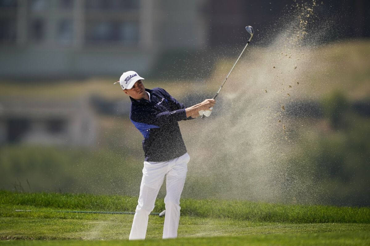 Justin Thomas Sandy Golf Swing