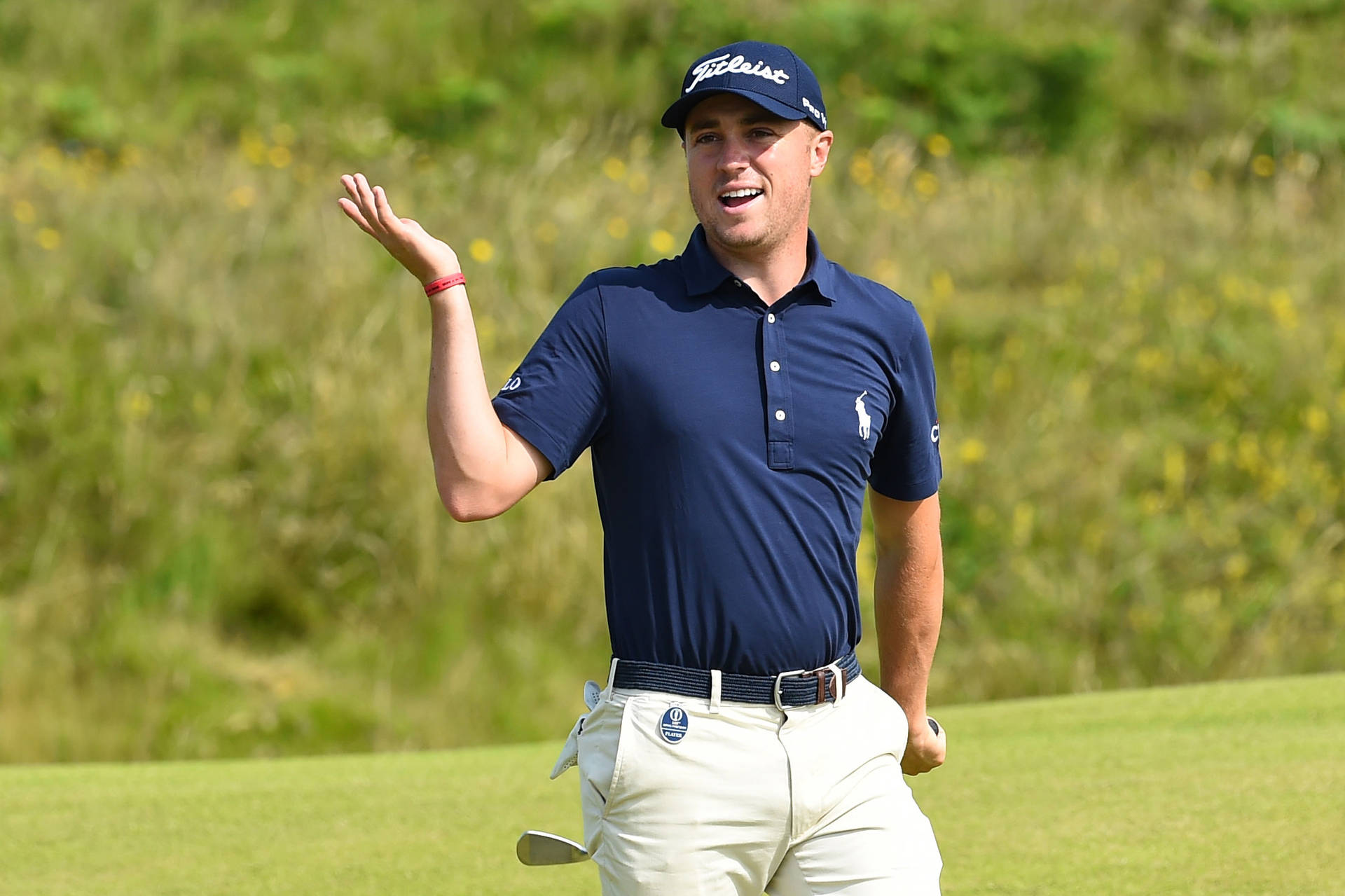 Justin Thomas Shrugging