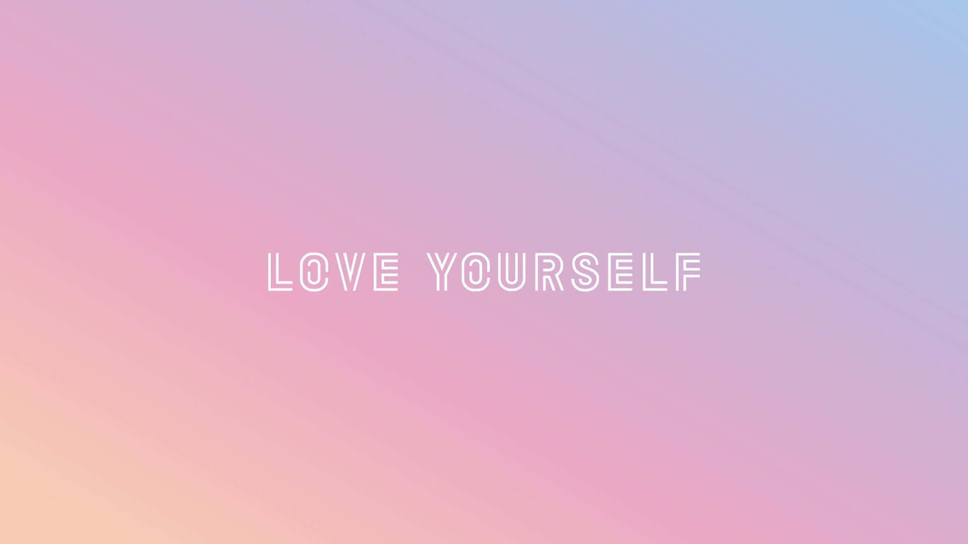 Justine Bieber Love Yourself Desktop Pink Aesthetic
