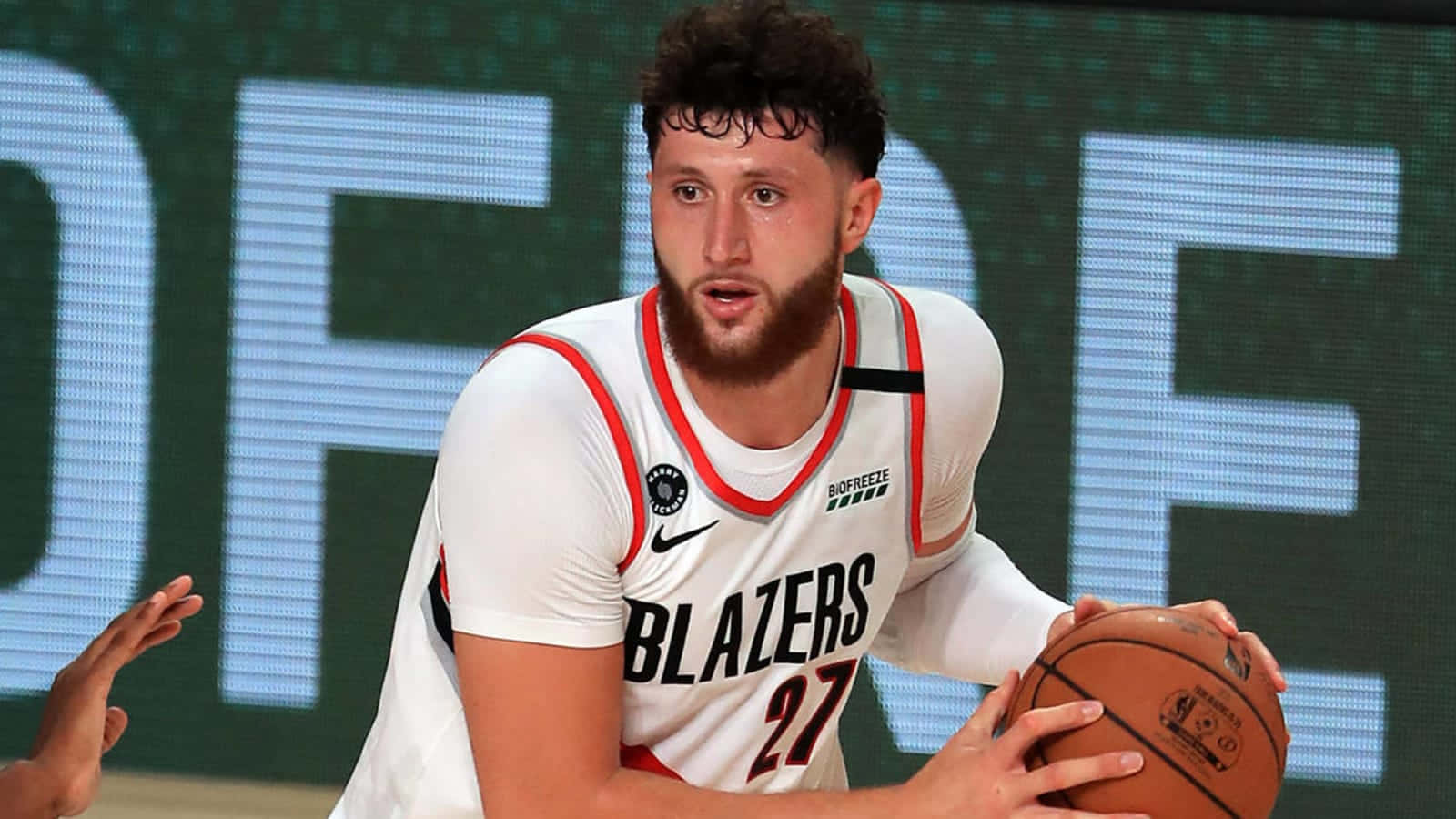 Jusuf Nurkic 2022 Bubble Playoffs Background