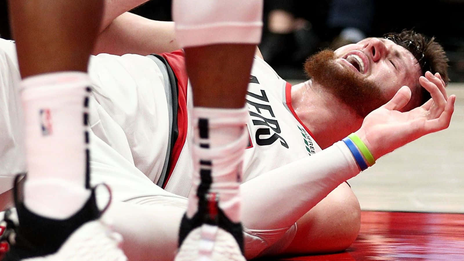 Jusuf Nurkic Leg Injury Versus Brooklyn Nets Background