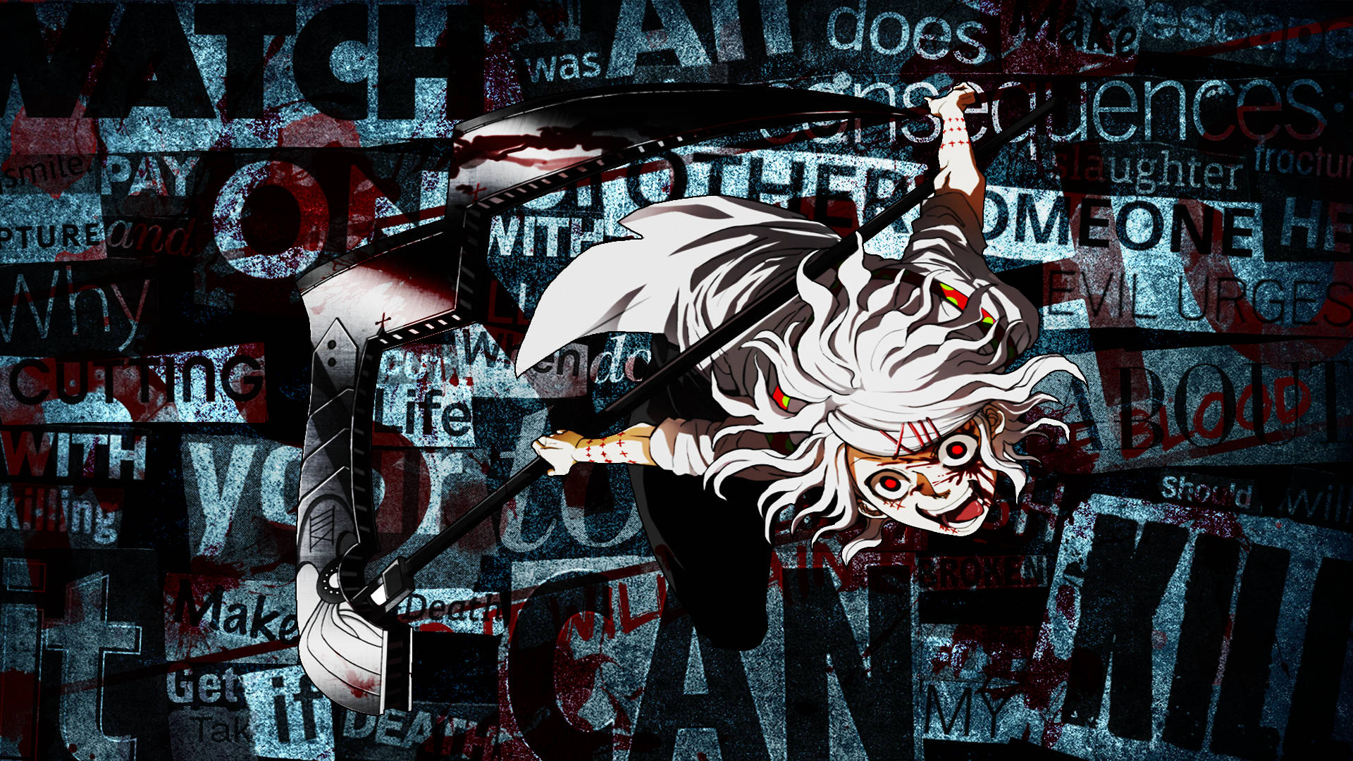 Juuzou Tokyo Ghoul 4k Wioth Signs Background