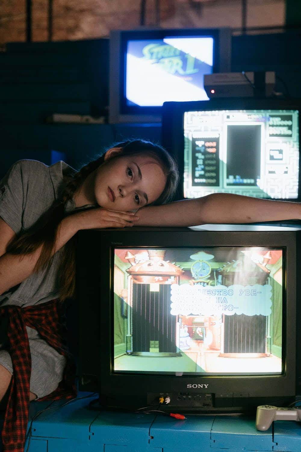 Juvenile Girl Television Background