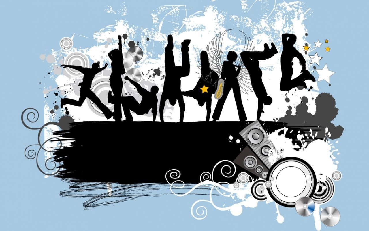 Juvenile Group Logo Art Background