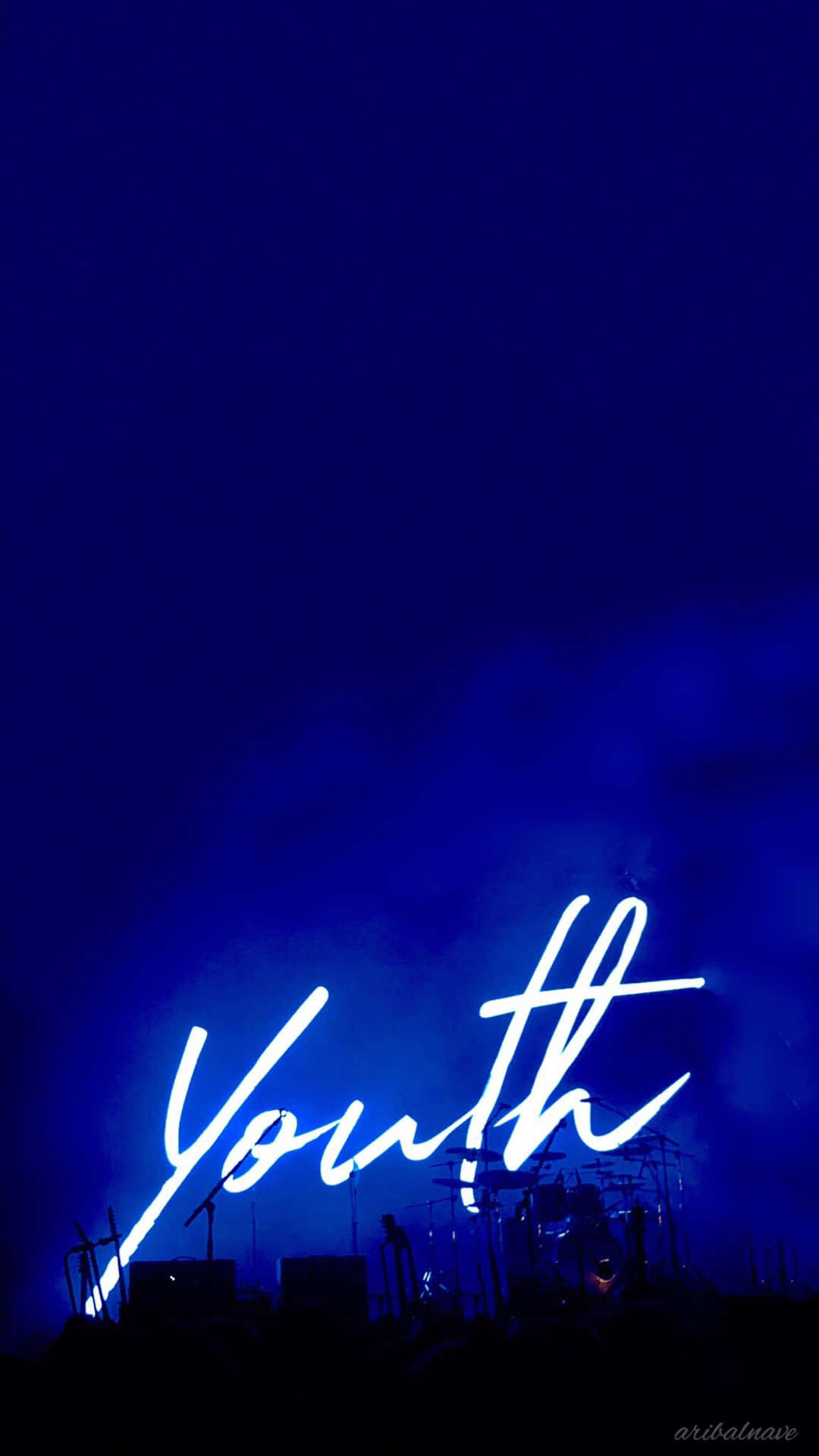 Juvenile Youth Blue Portrait Background