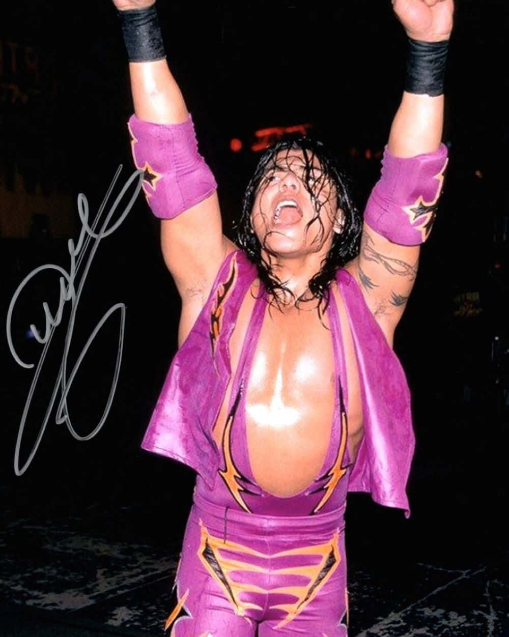 Juventud Guerrera Victory Pose Background