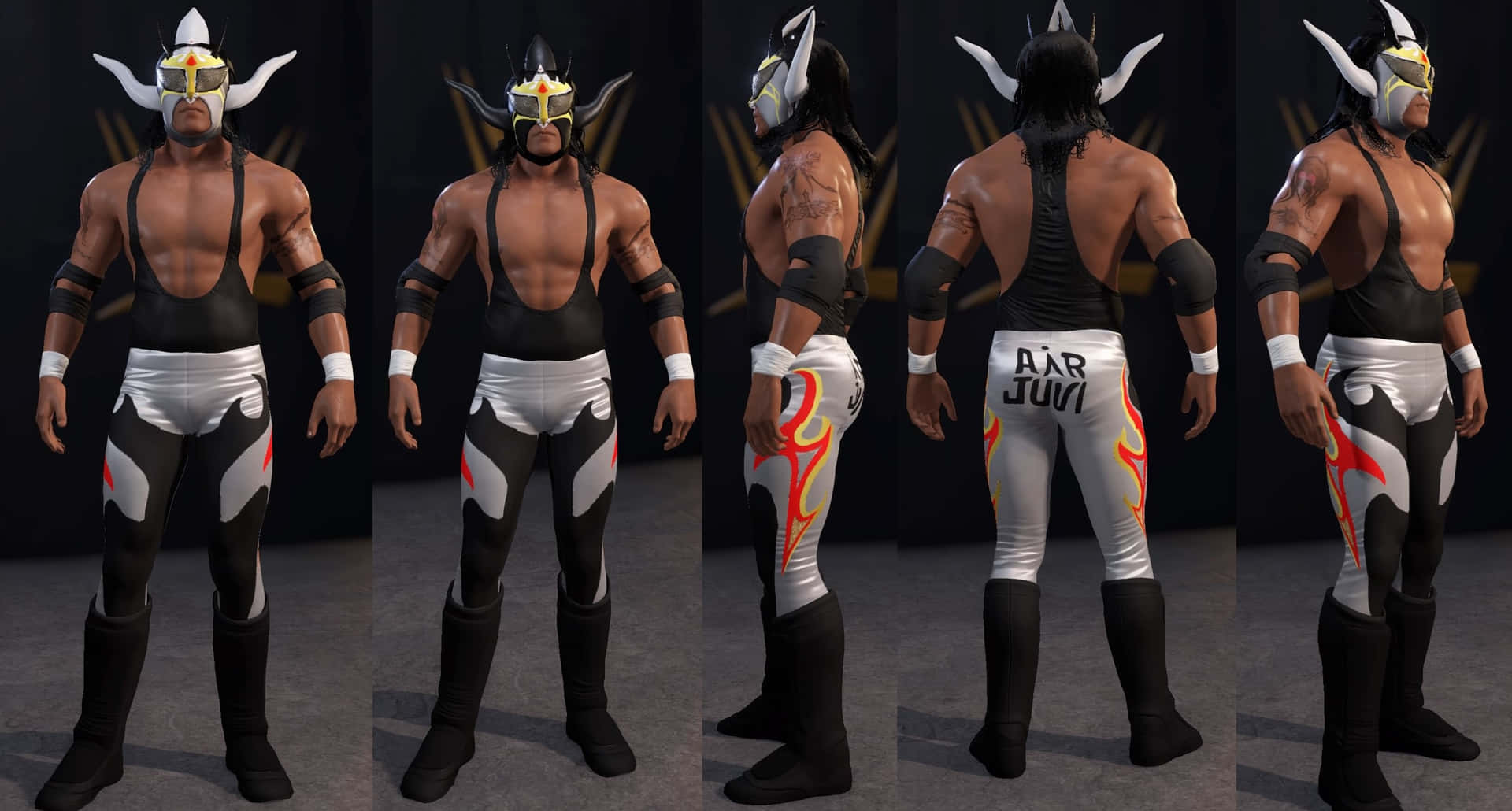 Juventud Guerrera Wrestling Attire Background