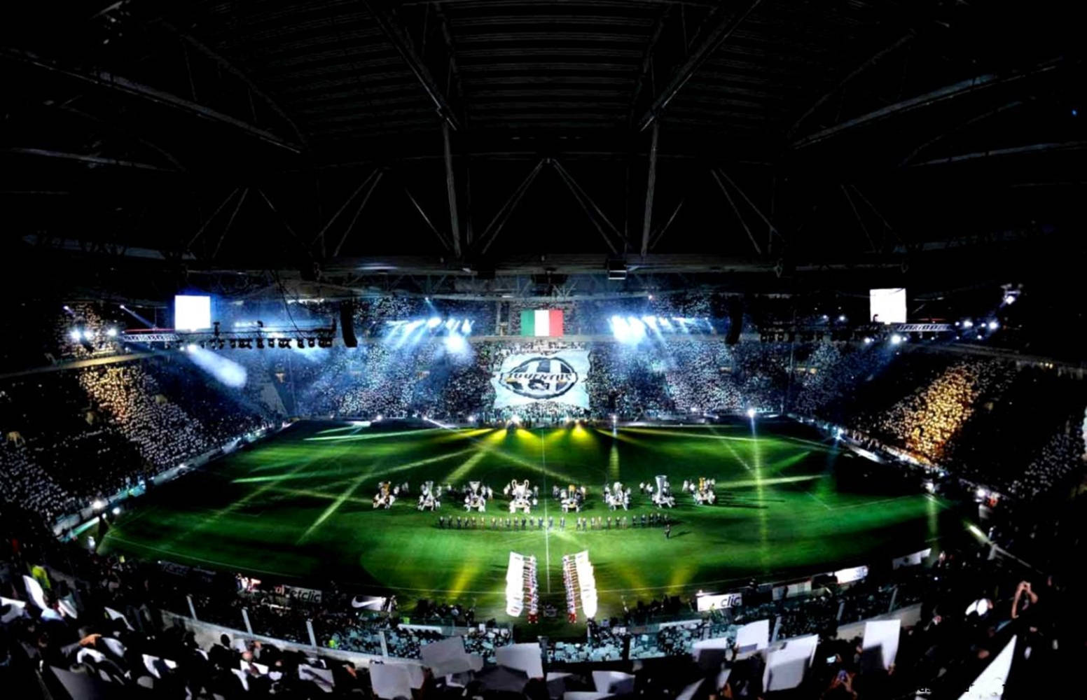 Juventus Football Club's Majestic Allianz Stadium Background