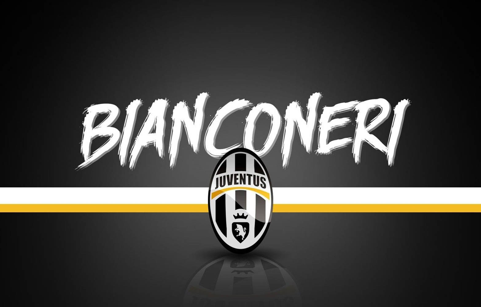 Juventus Football Team Bianconeri Logo Background
