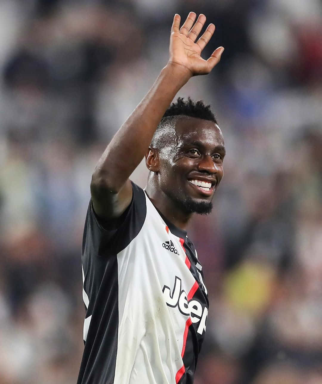 Juventus Player Blaise Matuidi Waving The Audience Background