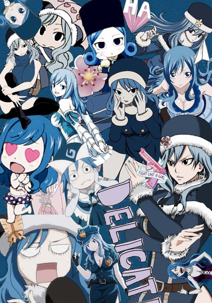 Juvia Lockser In A Mesmerizing Pose Background