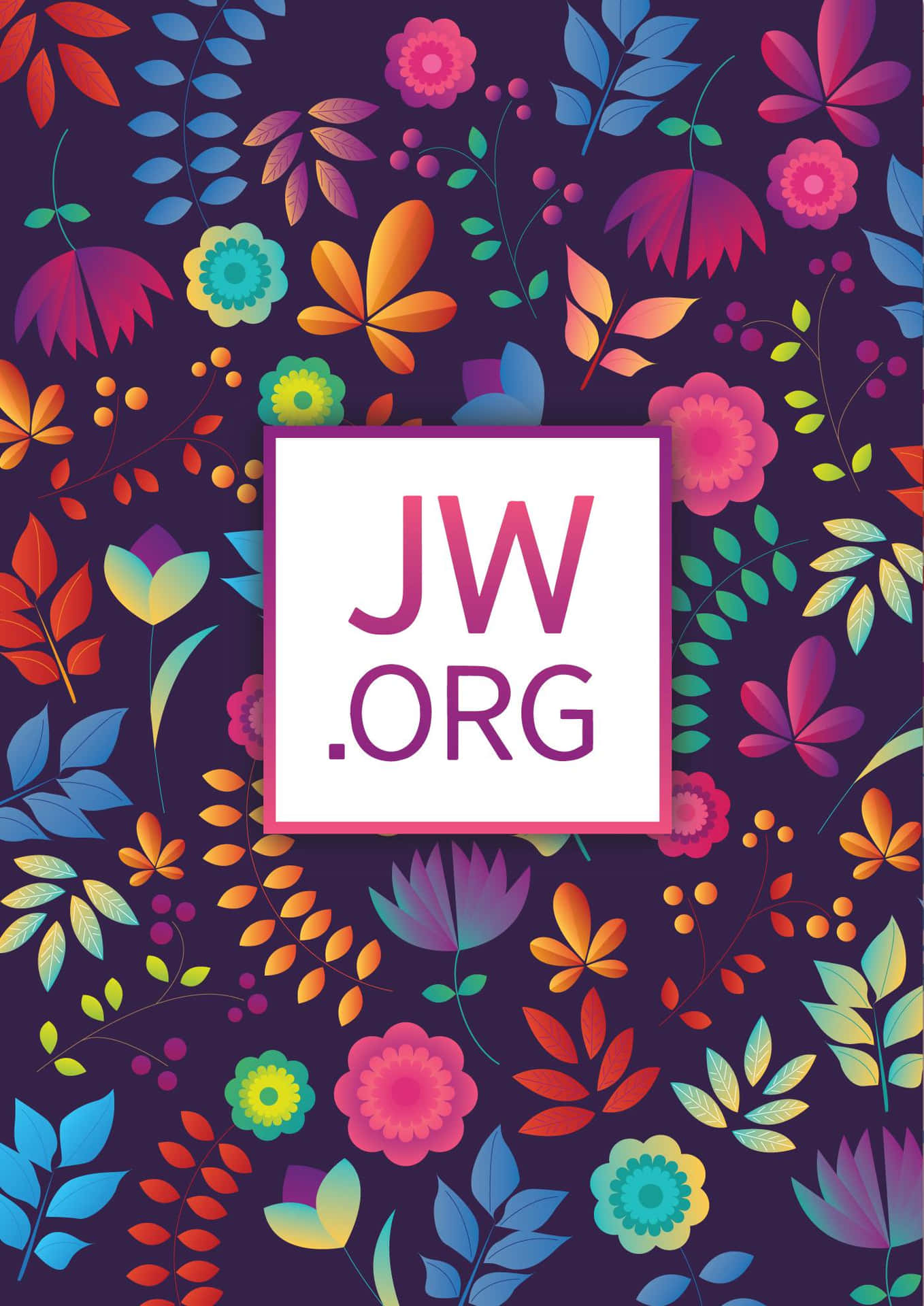 Jworg With Floral Motifs On Indigo