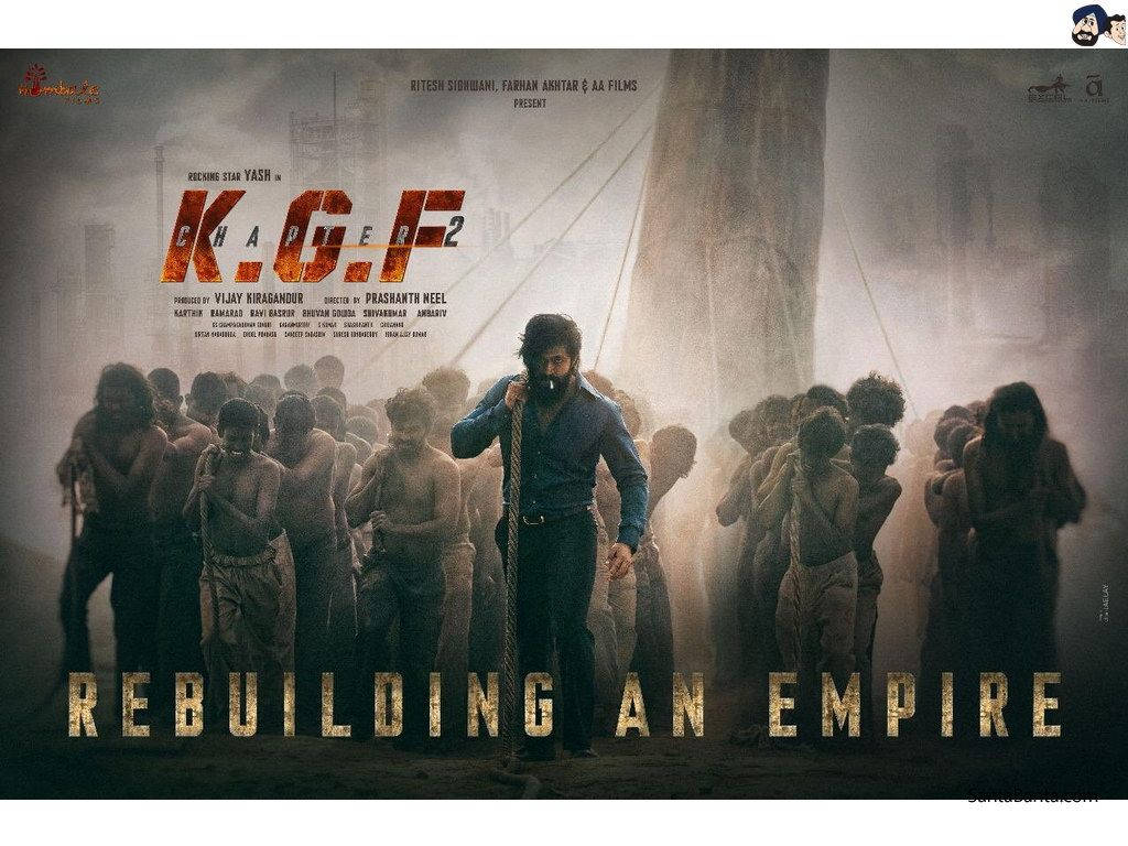 K.g.f 2 Dark Movie Poster Background