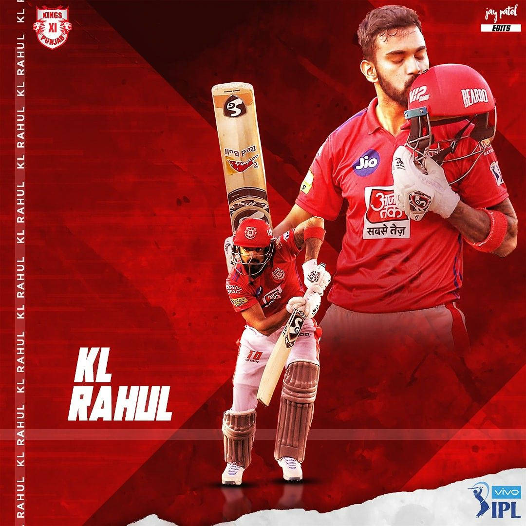 K.l Rahul In Action For Punjab Kings Background