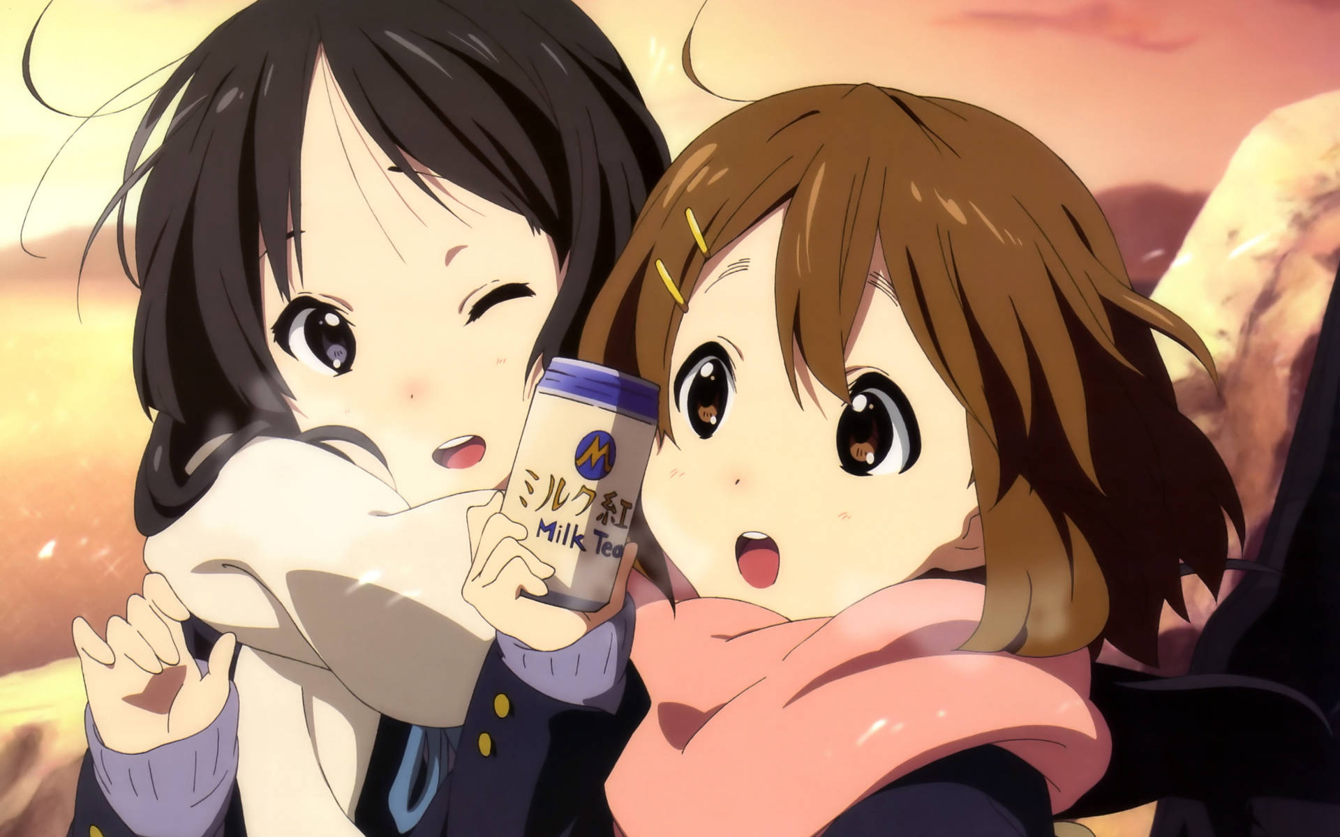 K-on Yui And Mio Background