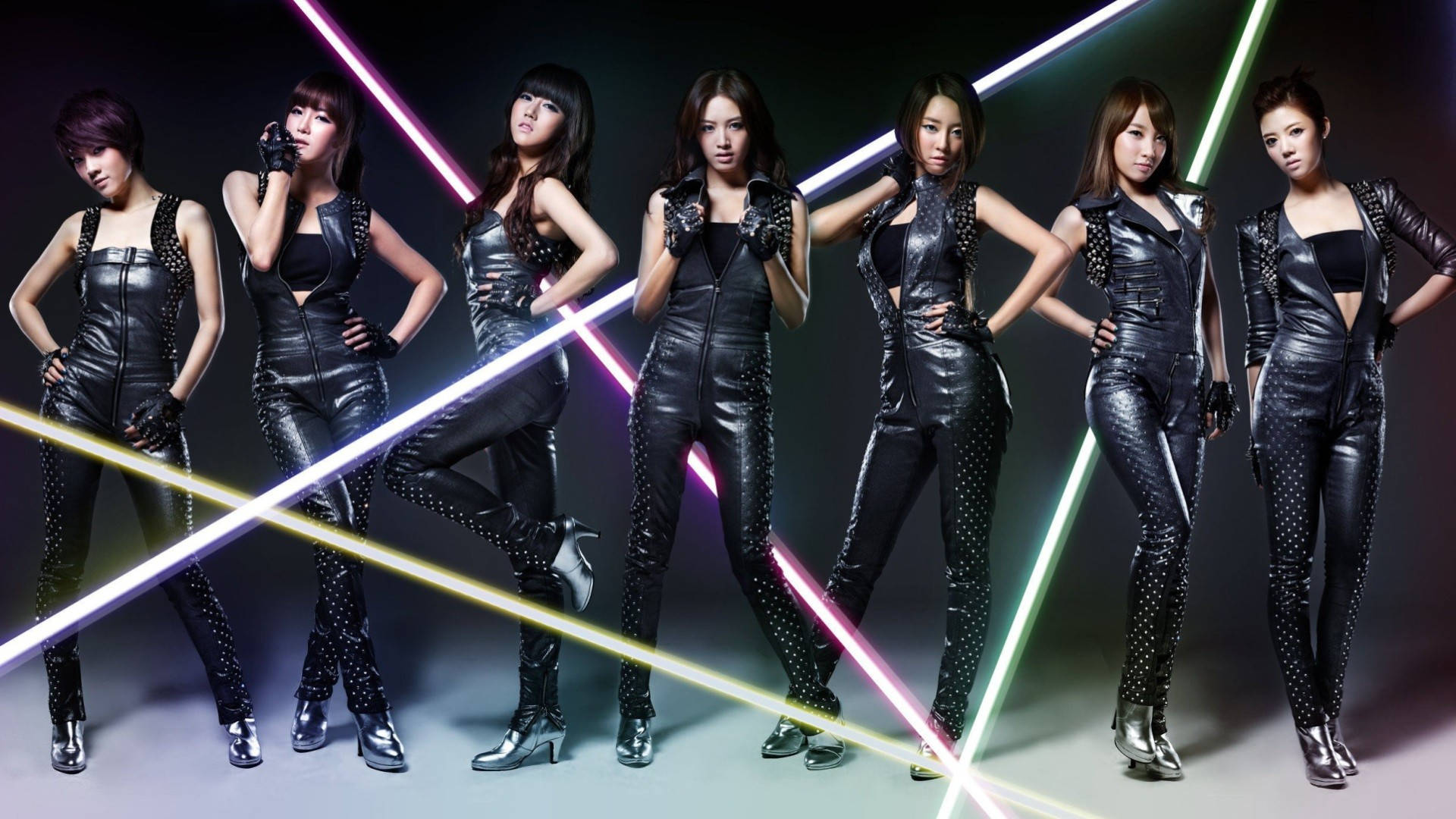 K Pop Girl Group Rainbow