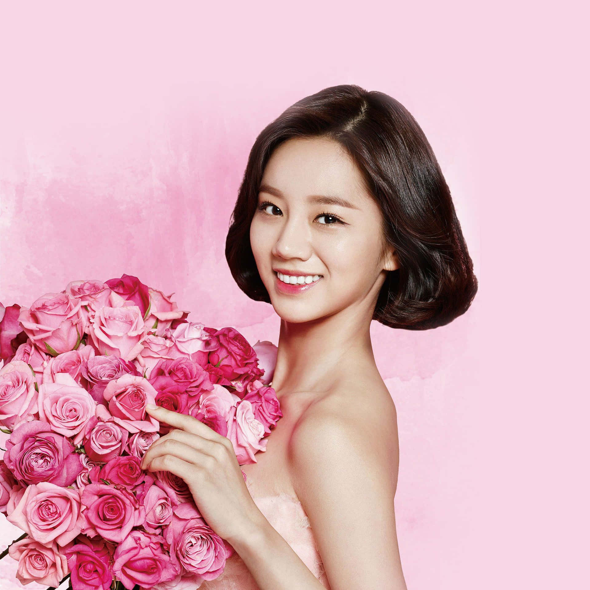 K-pop Girl's Day Hyeri Flower Ipad Background
