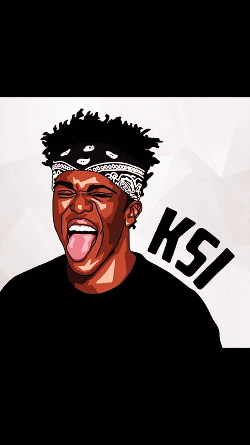 K S I Cartoon Portrait Background