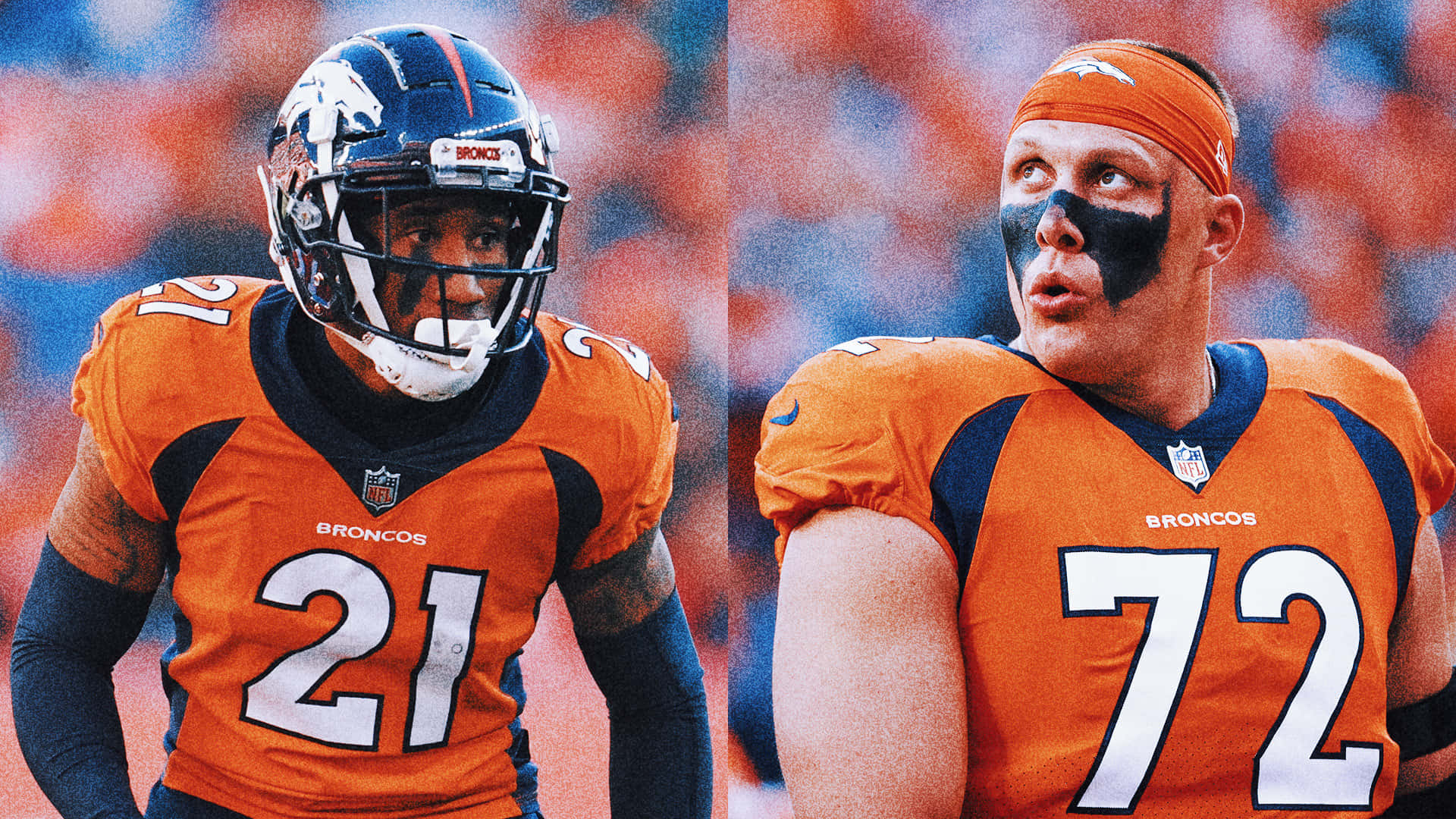 K'waun Williams And Garett Bolles Background