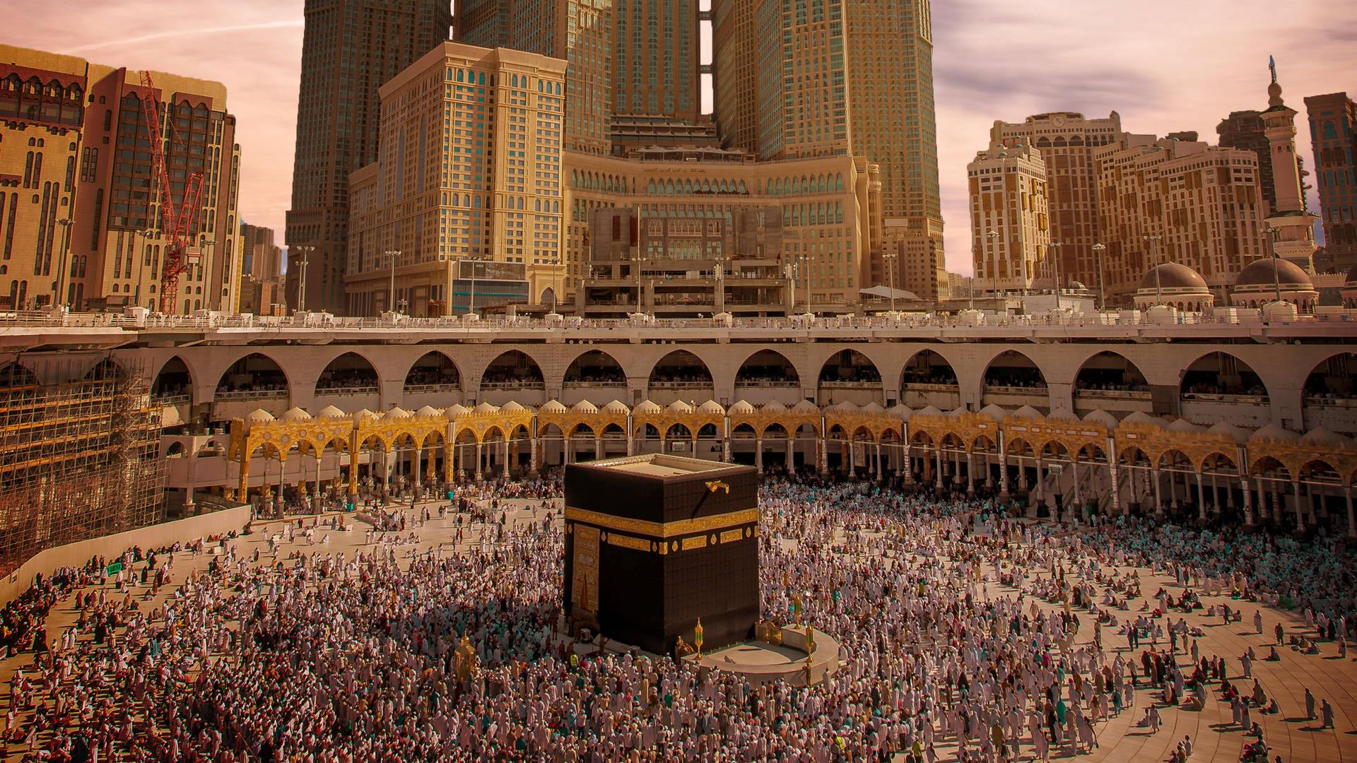 Kaaba Pilgrimage Rose Filter