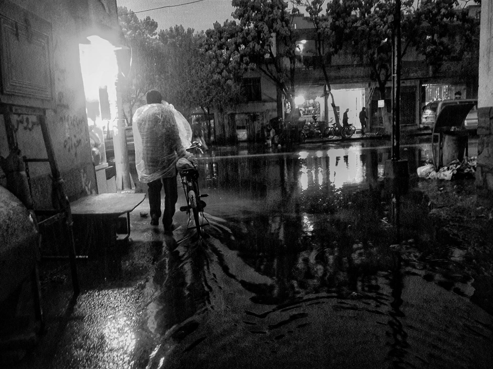 Kabul Rainy Day Background